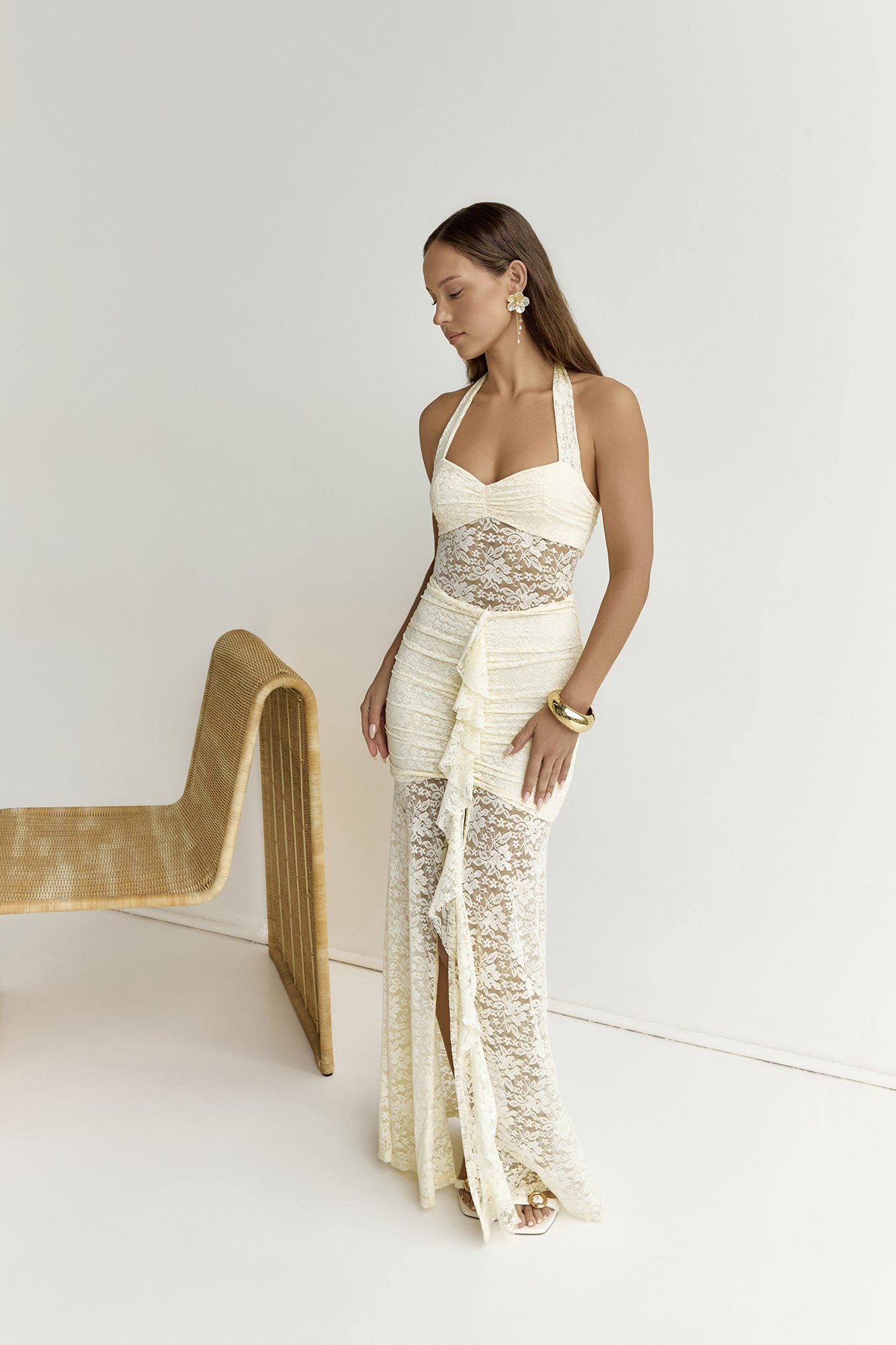 Annika Maxi Dress Lemon-Seaa Fashion