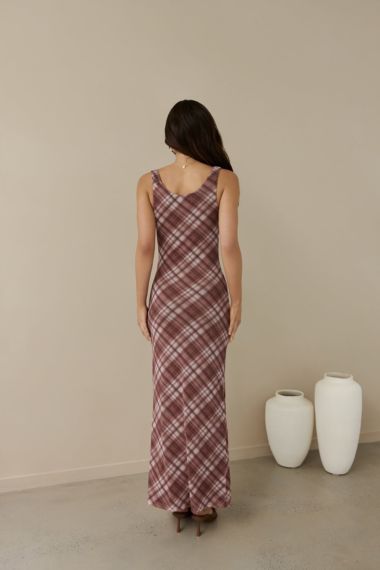 Love And Dreams Maxi Dress Brown-Seaa Fashion