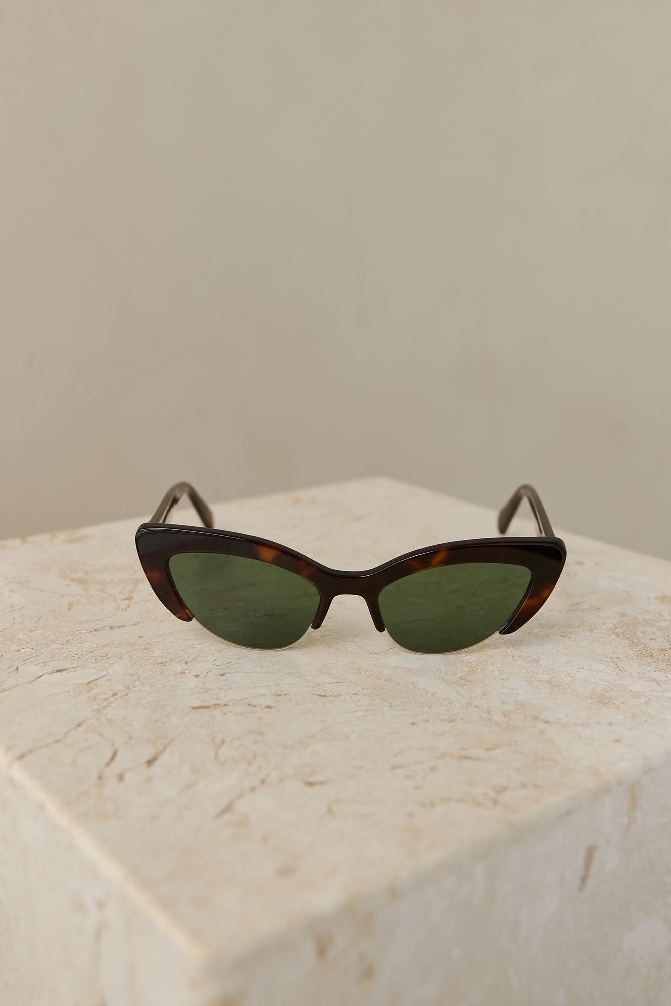 BANBÉ The Ambrosio Sunglasses Havana Green-Seaa Fashion