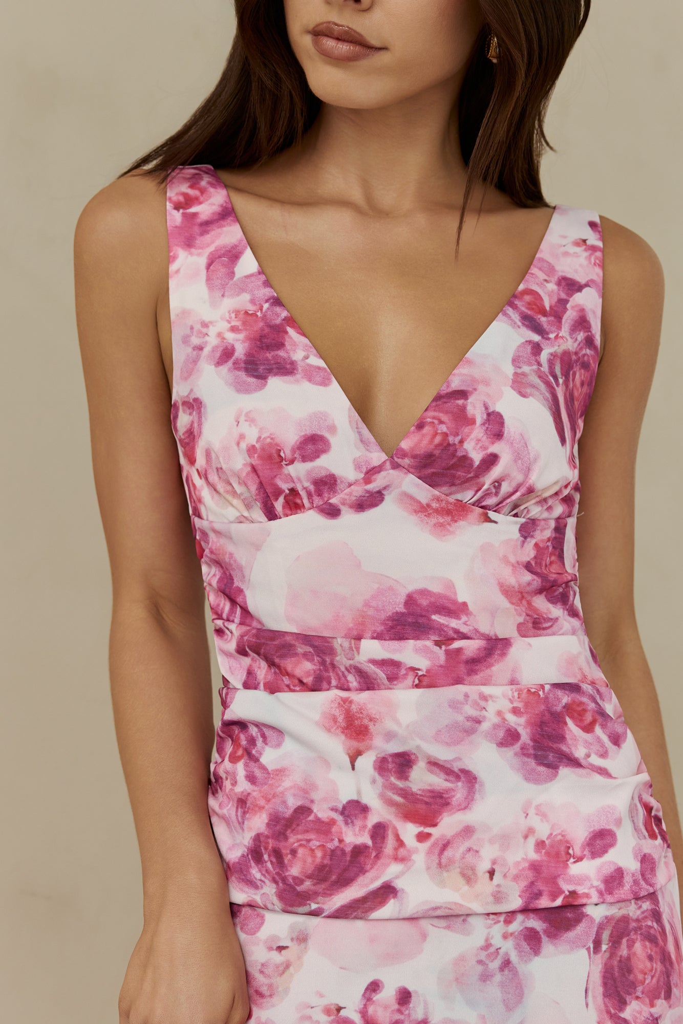 Sunset Palette Maxi Dress Pink-Seaa Fashion