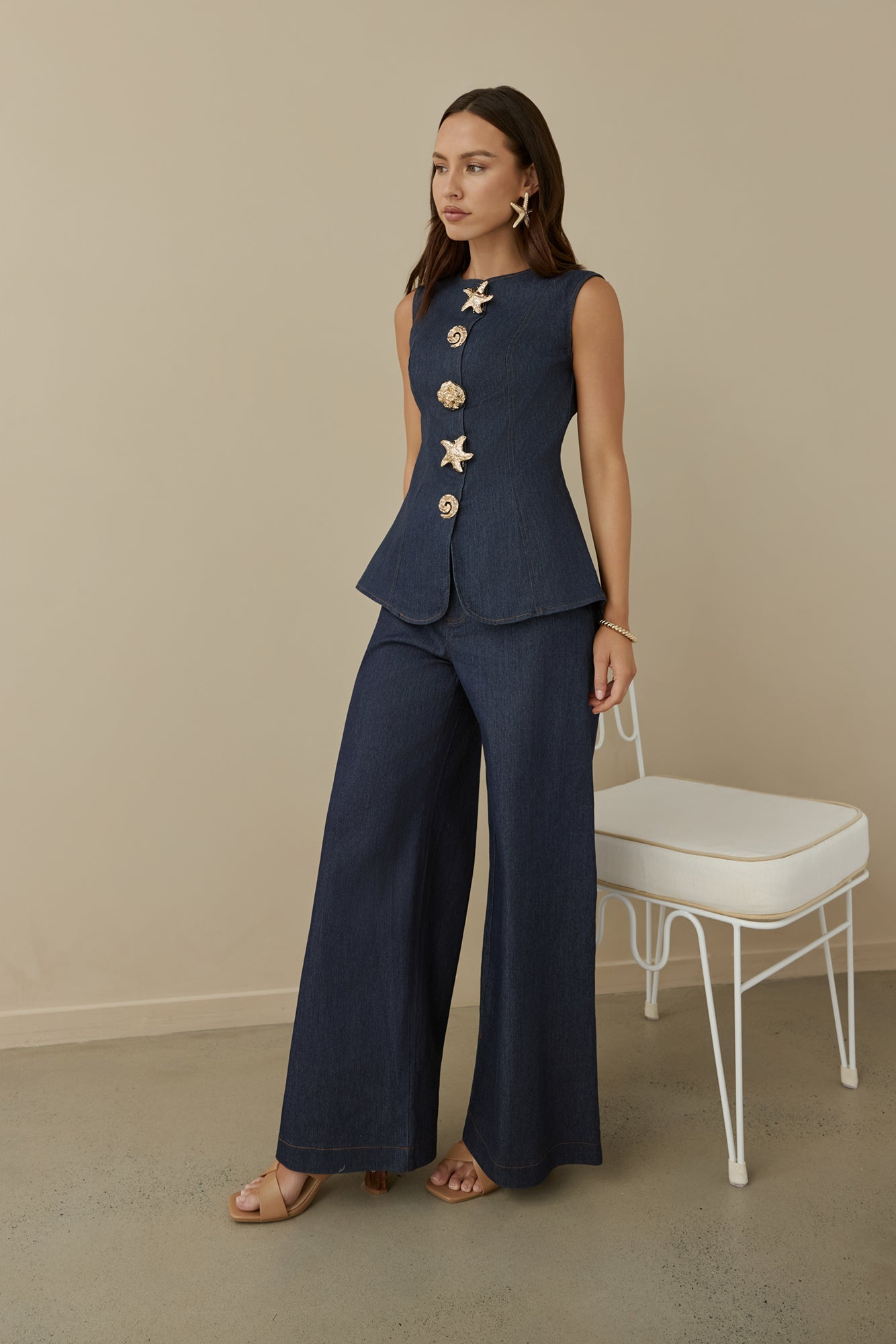 Seafarer Denim Set Navy-Seaa Fashion