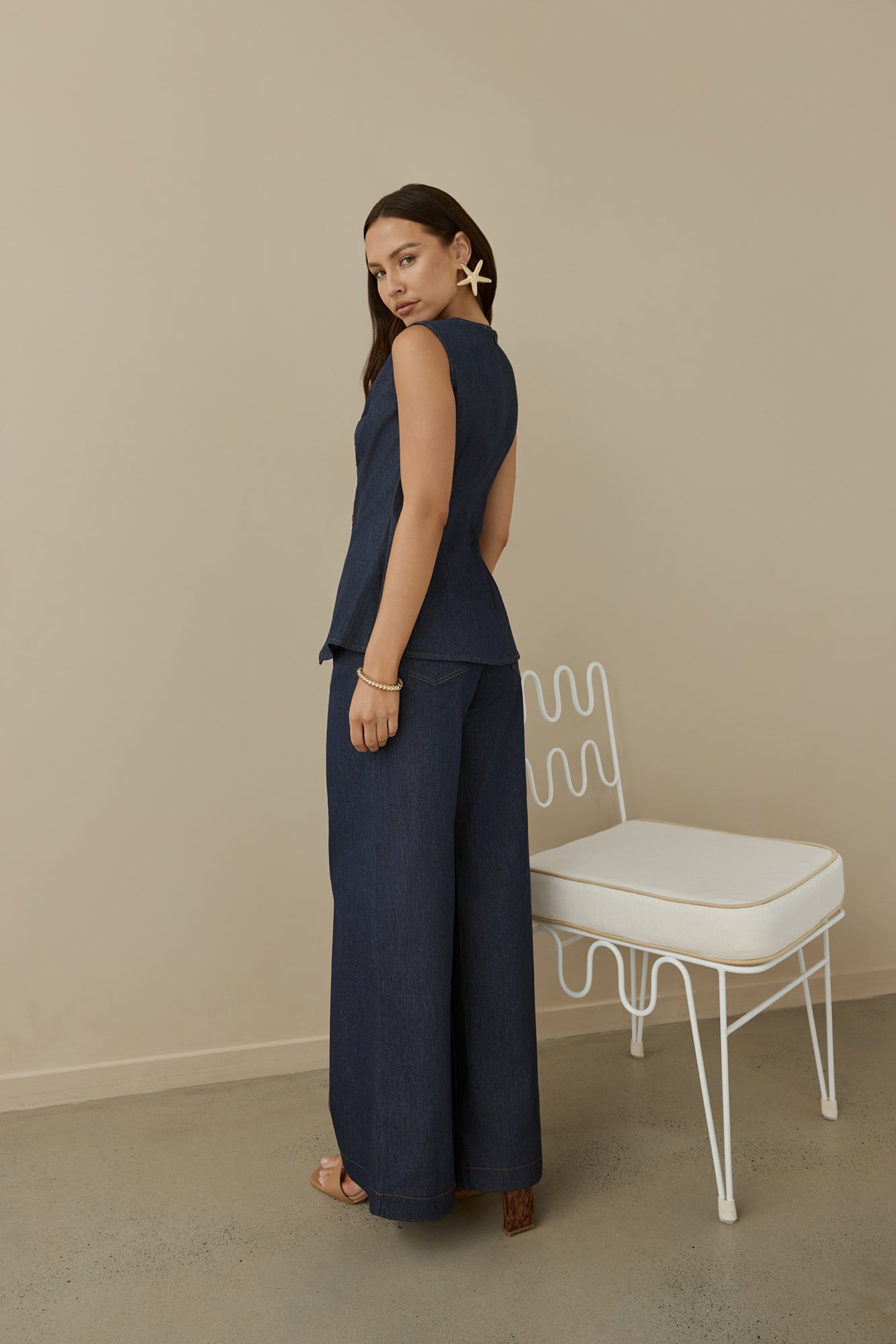 Seafarer Denim Set Navy-Seaa Fashion