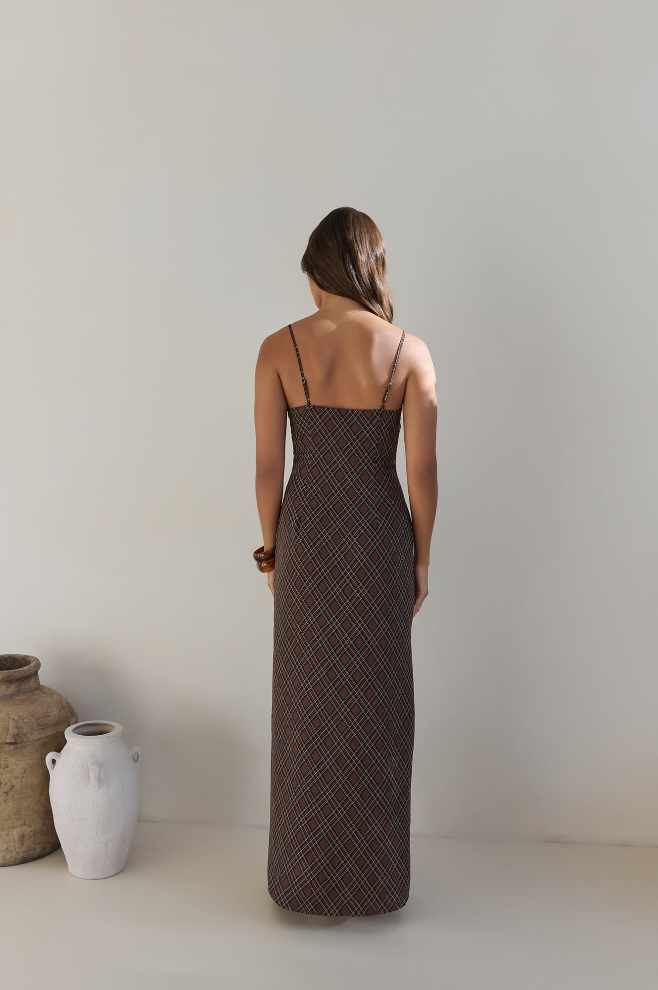 Riviera Nights Maxi Dress Chocolate-Seaa Fashion