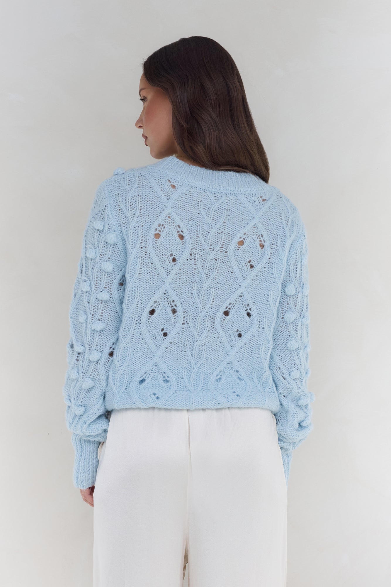 Winterberry Knit Sweater Blue-Seaa Fashion