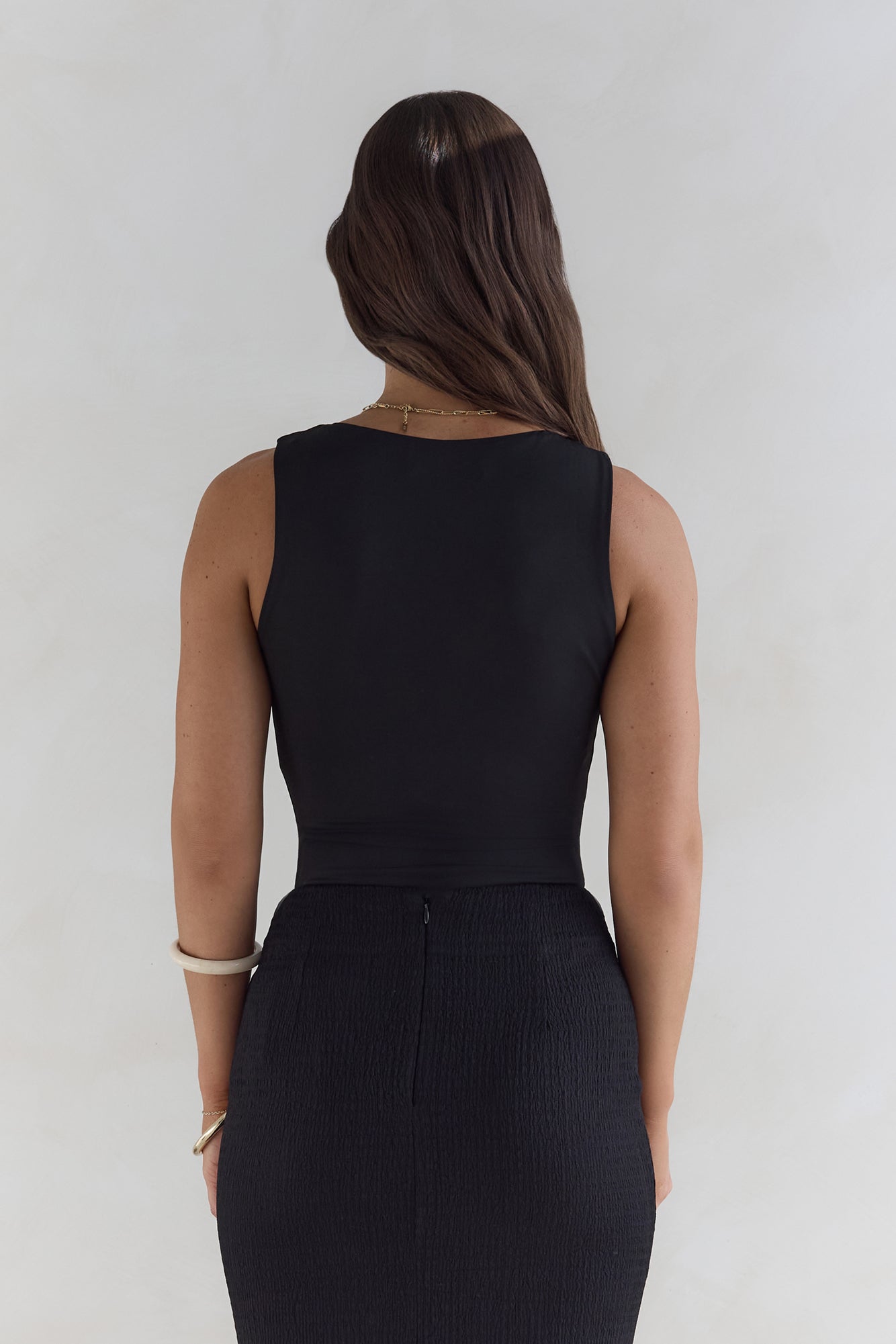 Somewhere She Shines Bodysuit Black-Seaa Fashion