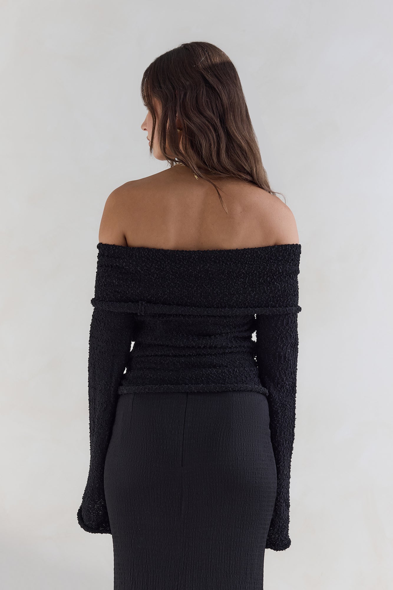 First Class Fantasy Off Shoulder Top Black-Seaa Fashion