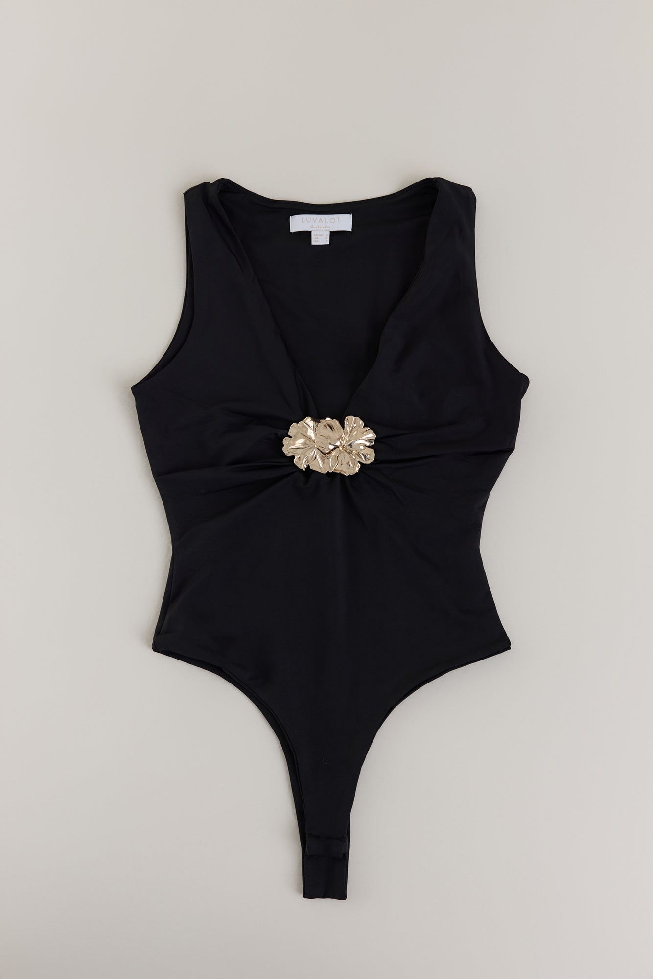 Somewhere She Shines Bodysuit Black-Seaa Fashion