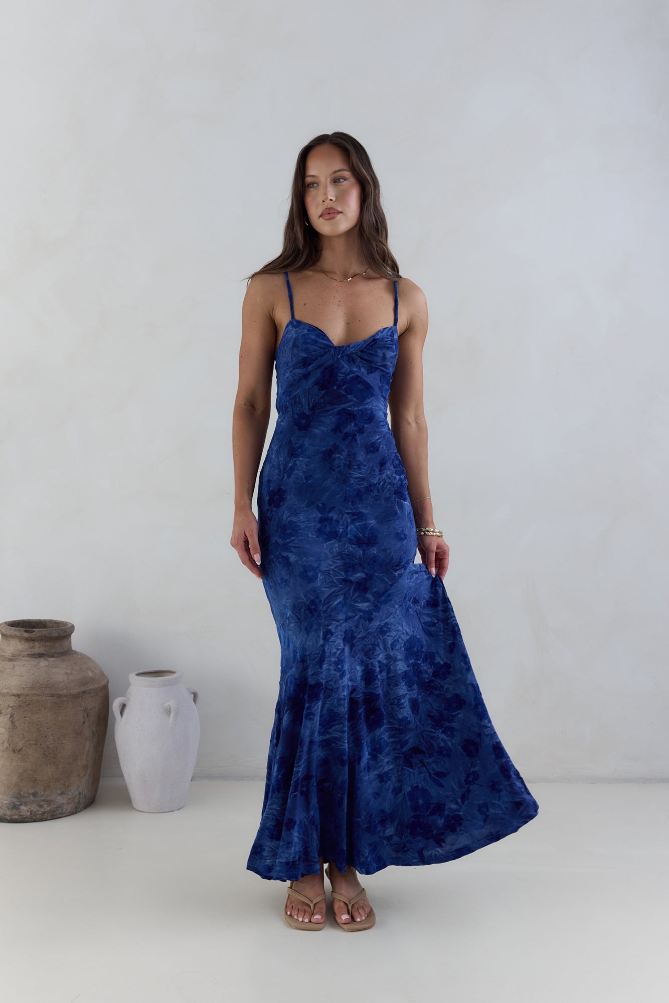 Wander In Style Maxi Dress Blue-Seaa Fashion