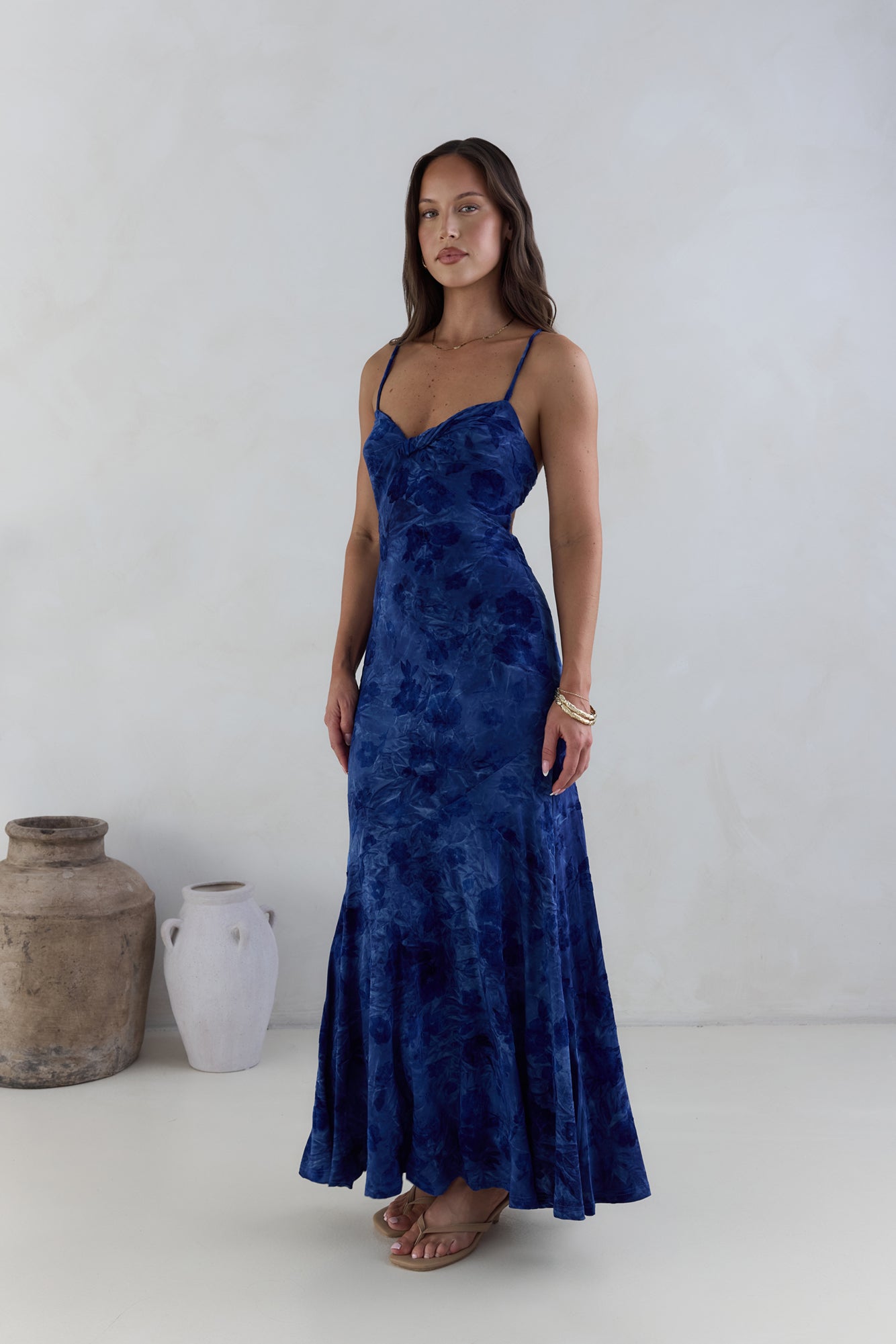 Wander In Style Maxi Dress Blue-Seaa Fashion