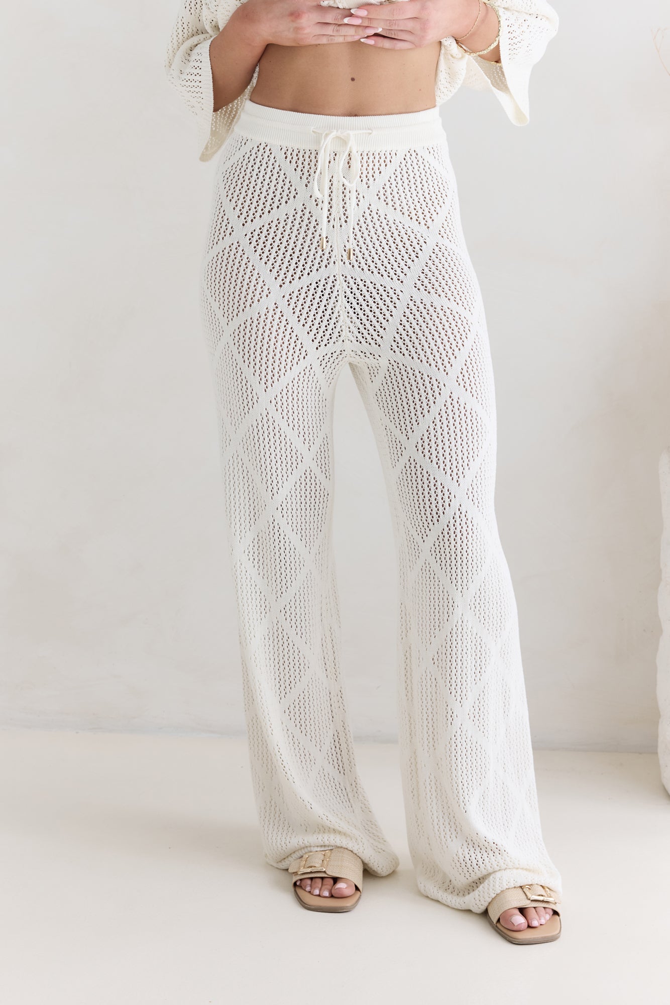 Coral Sands Pants White-Seaa Fashion