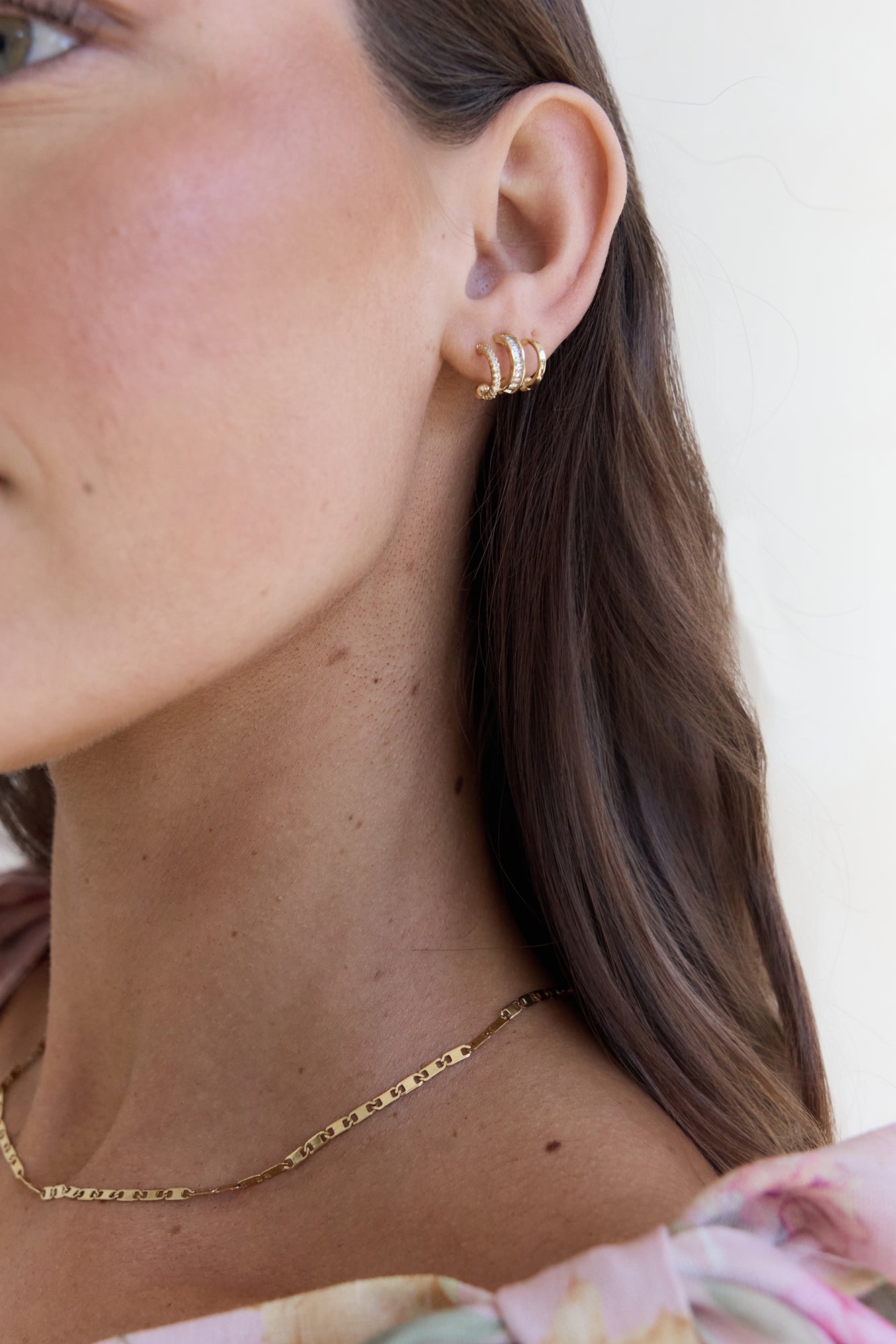 Levelled Soul Earrings Gold-Seaa Fashion