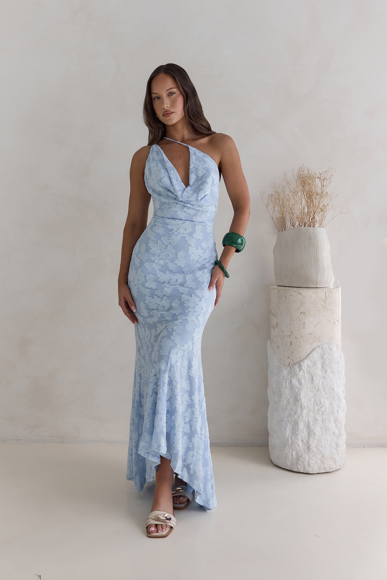 Tales From The Riviera Maxi Dress Blue-Seaa Fashion