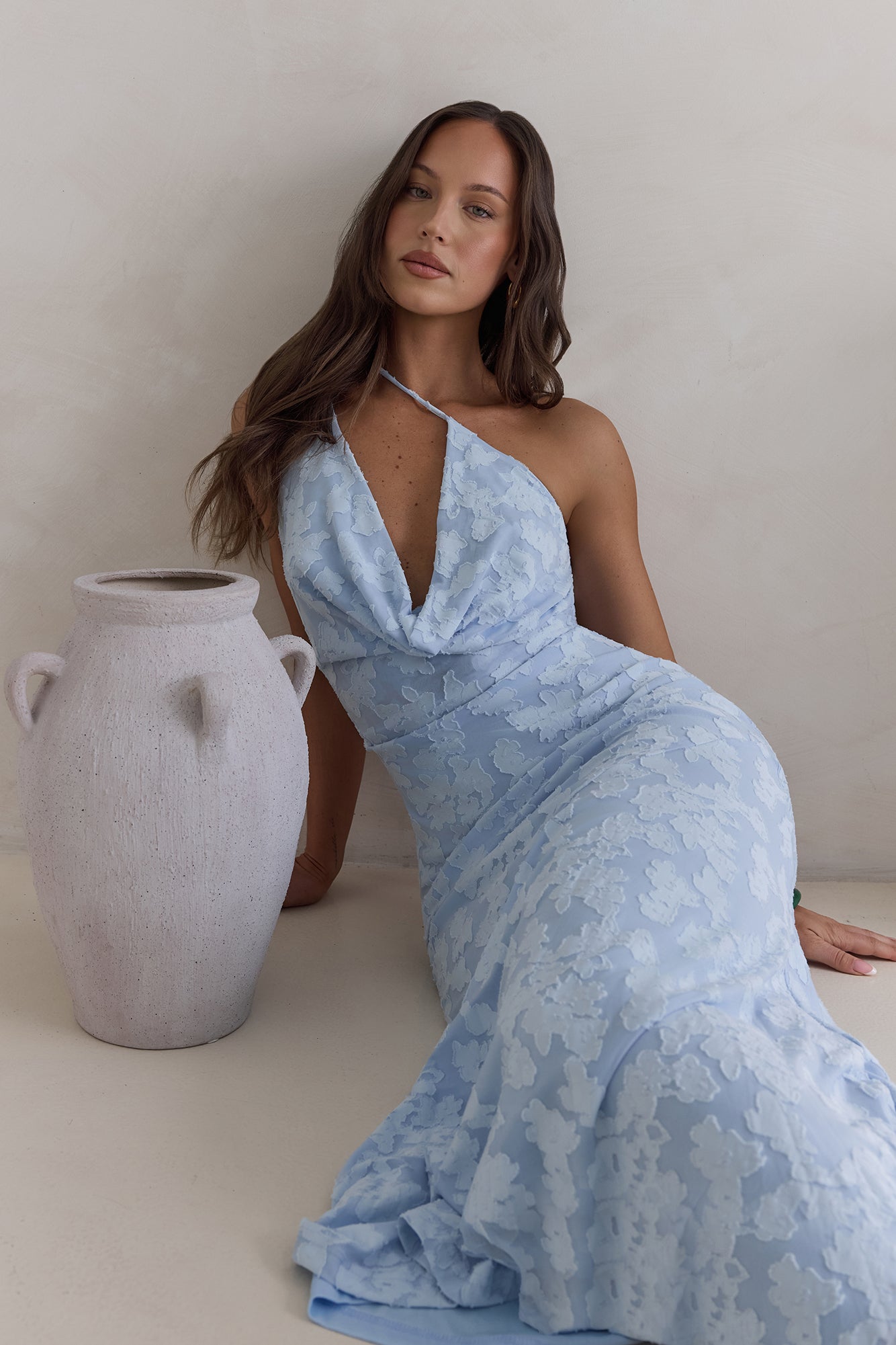 Tales From The Riviera Maxi Dress Blue-Seaa Fashion