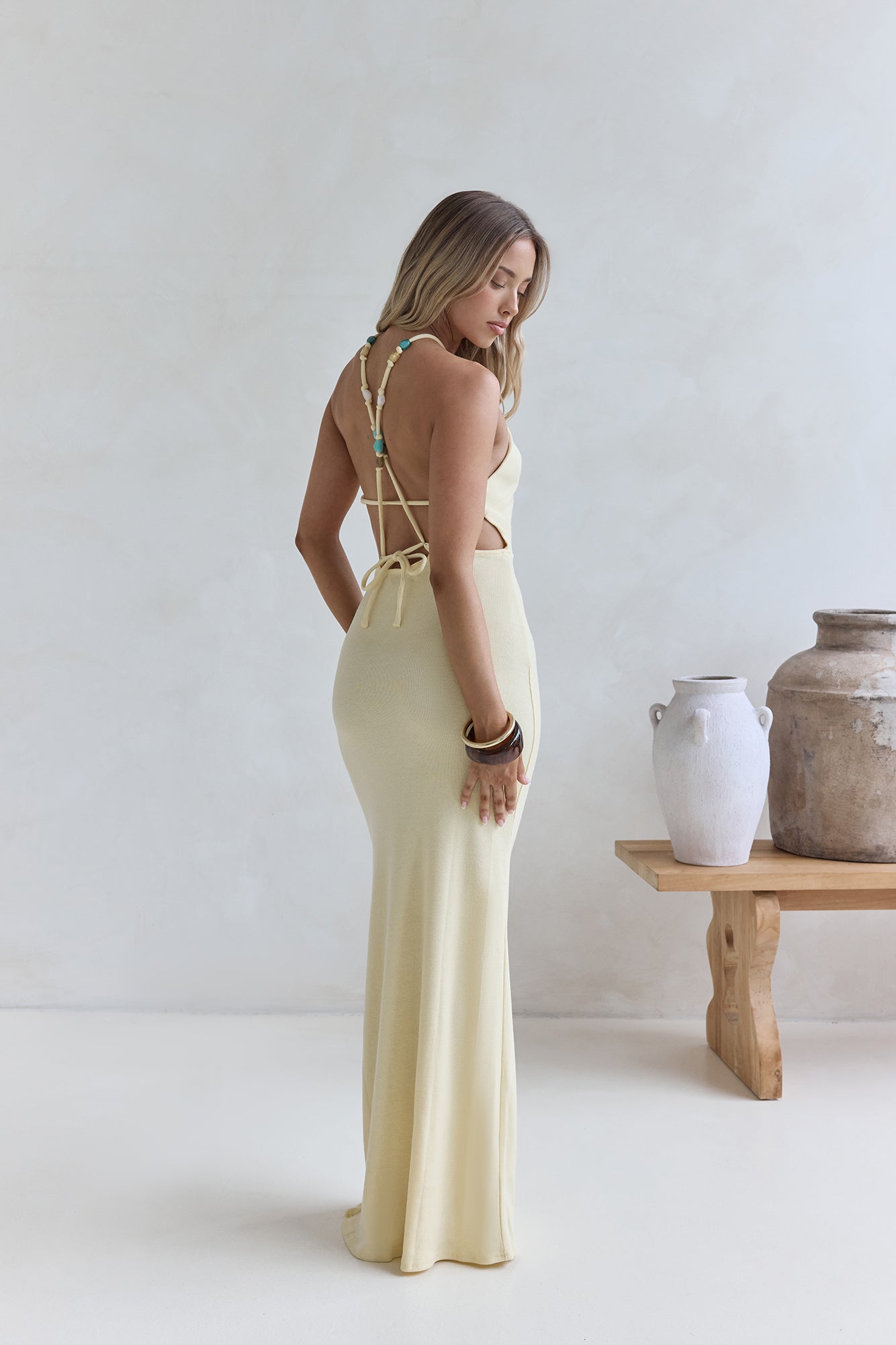 Tropiluxe Maxi Dress Yellow-Seaa Fashion