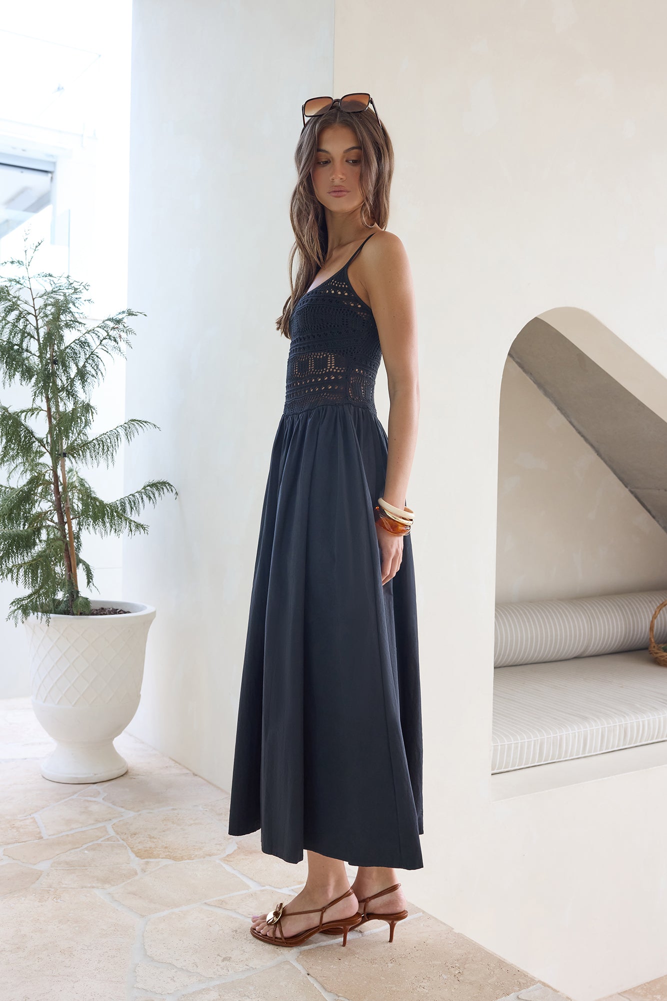 Heat Wave Maxi Dress Black-Seaa Fashion