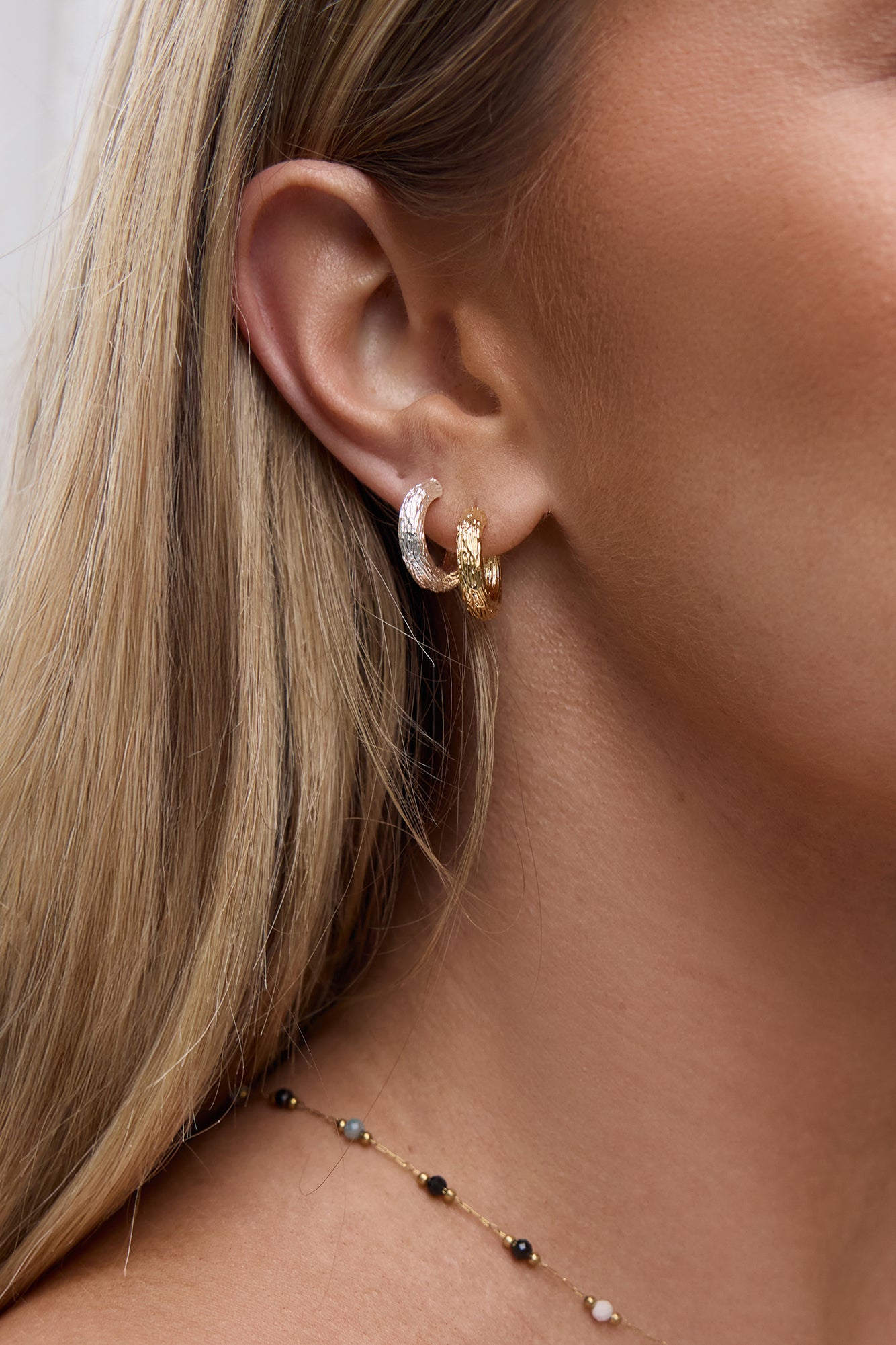 Sybella Earrings 2-pack Silver Gold-Seaa Fashion