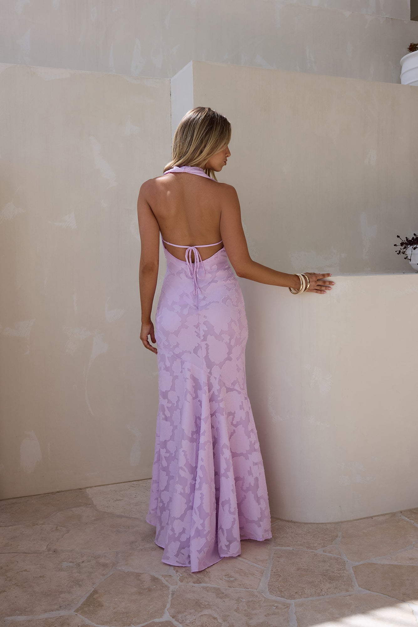 More And More Halter Maxi Dress Lilac-Seaa Fashion