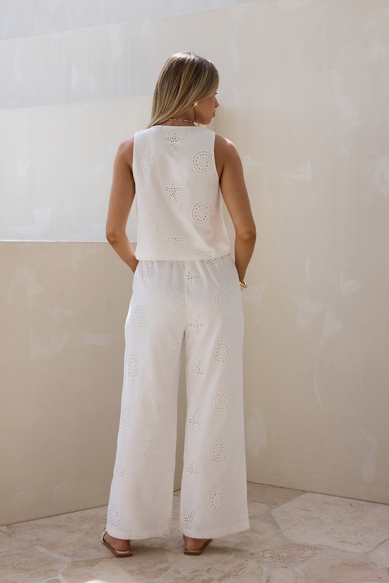 Breathe For You Pants White-Seaa Fashion