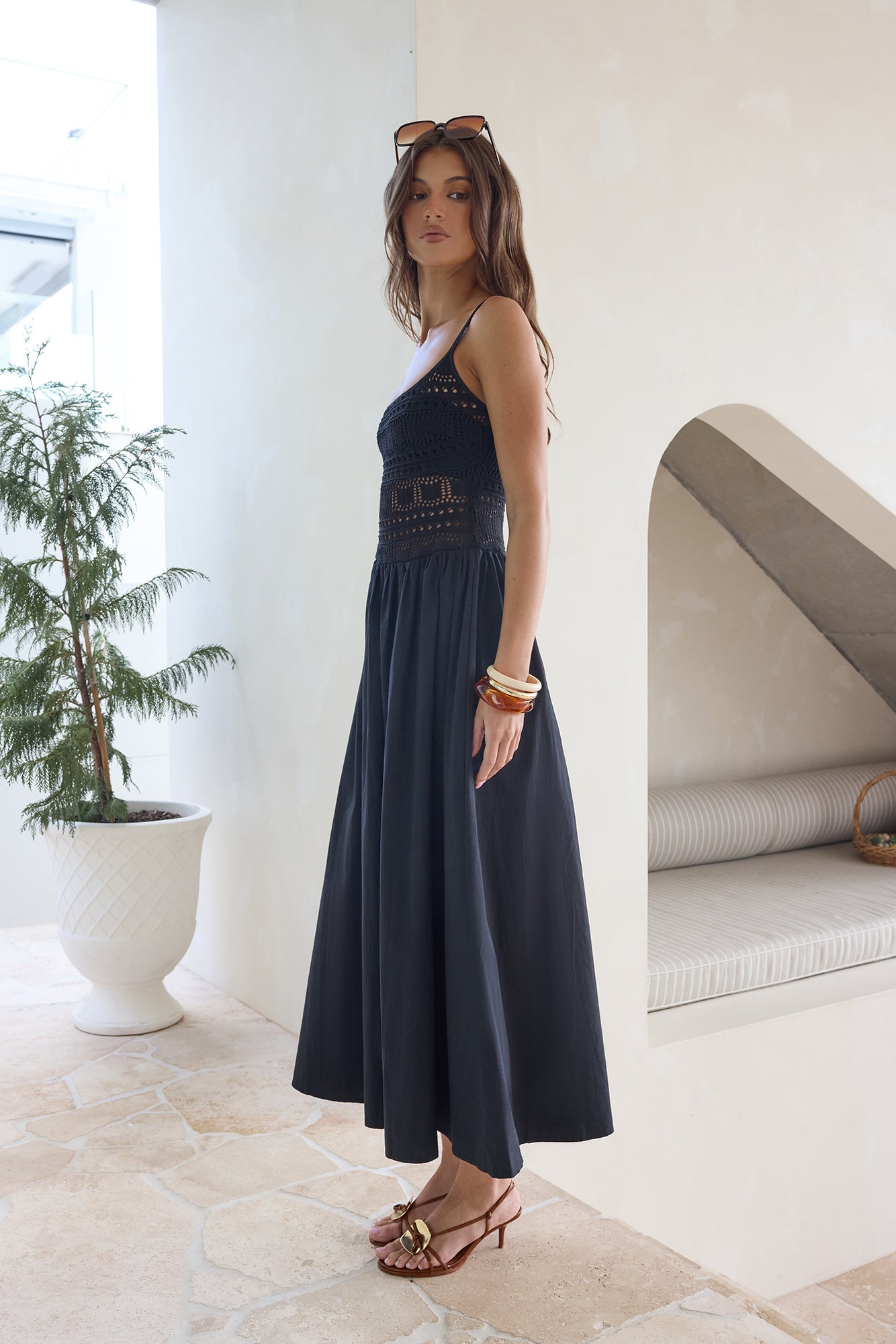 Heat Wave Maxi Dress Black-Seaa Fashion