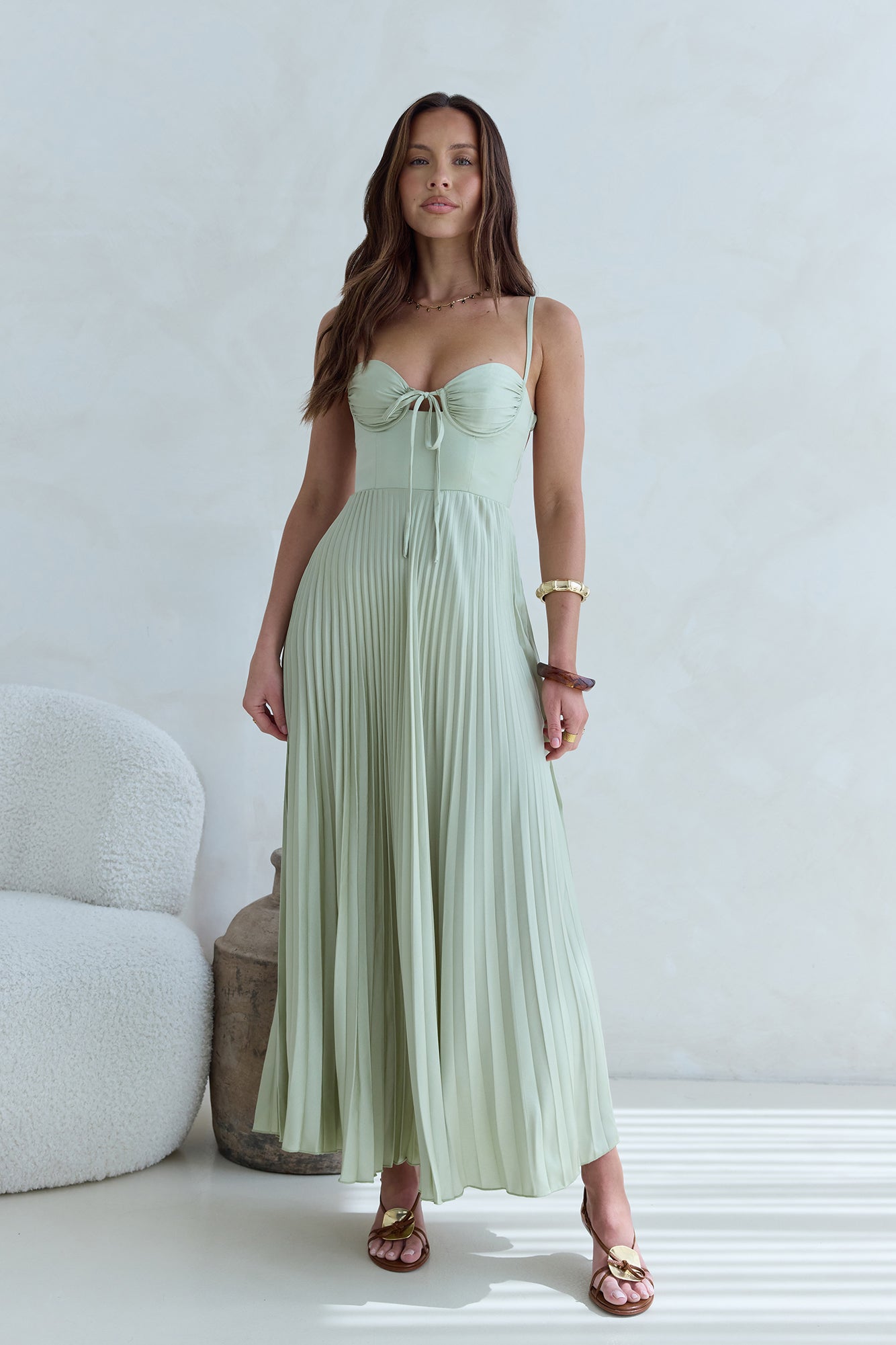 Del Mar Maxi Dress Green-Seaa Fashion