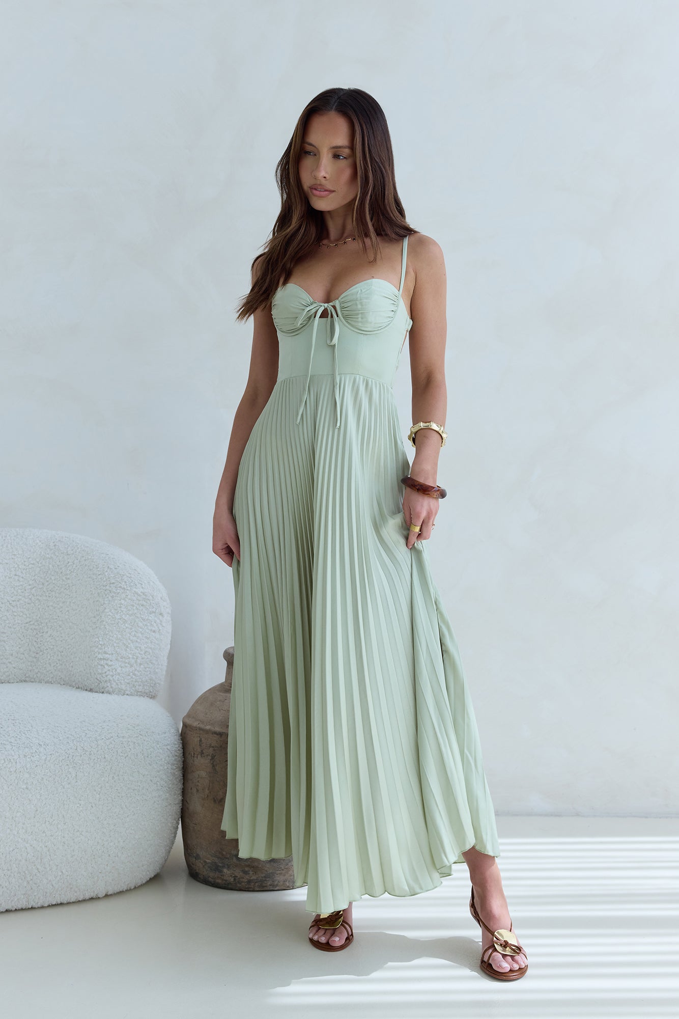 Del Mar Maxi Dress Green-Seaa Fashion