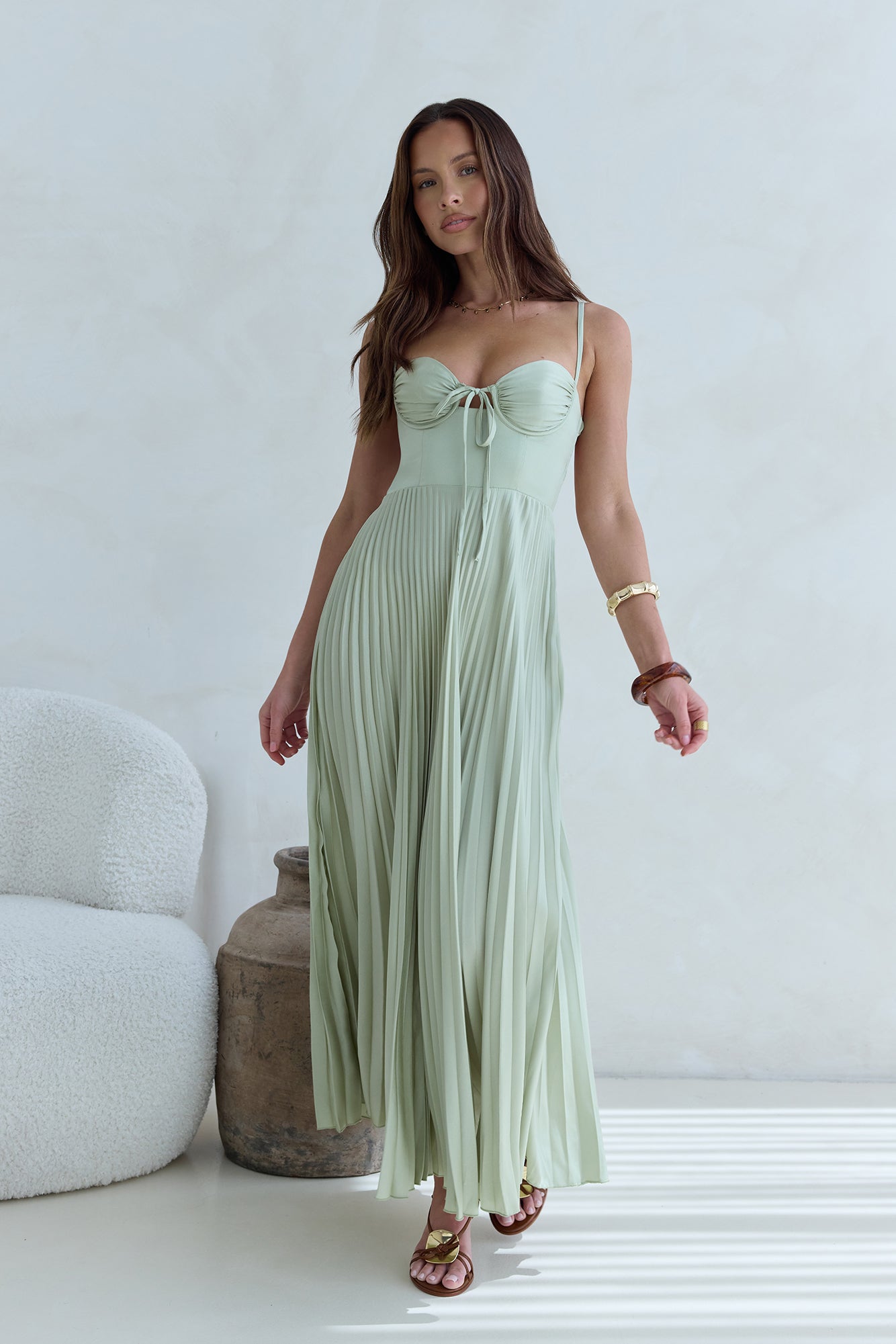 Del Mar Maxi Dress Green-Seaa Fashion
