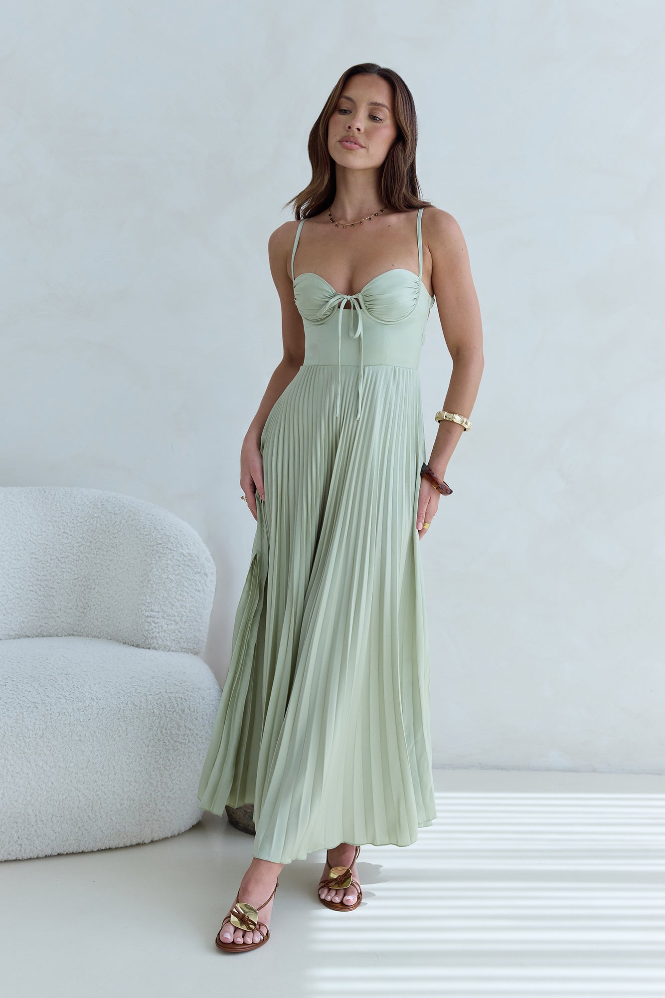 Del Mar Maxi Dress Green-Seaa Fashion