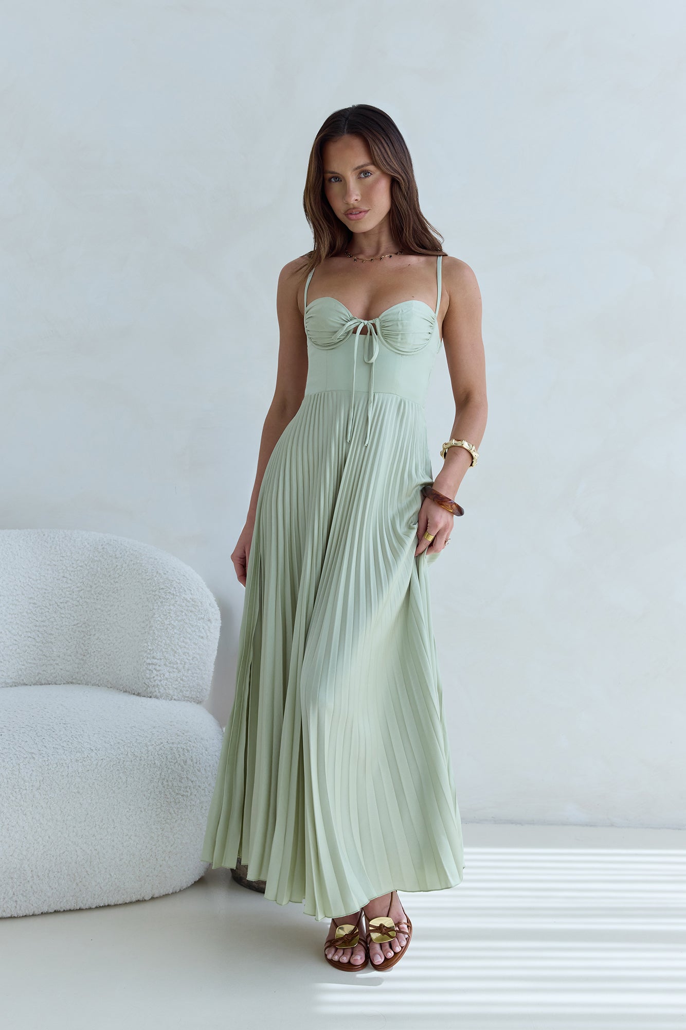Del Mar Maxi Dress Green-Seaa Fashion