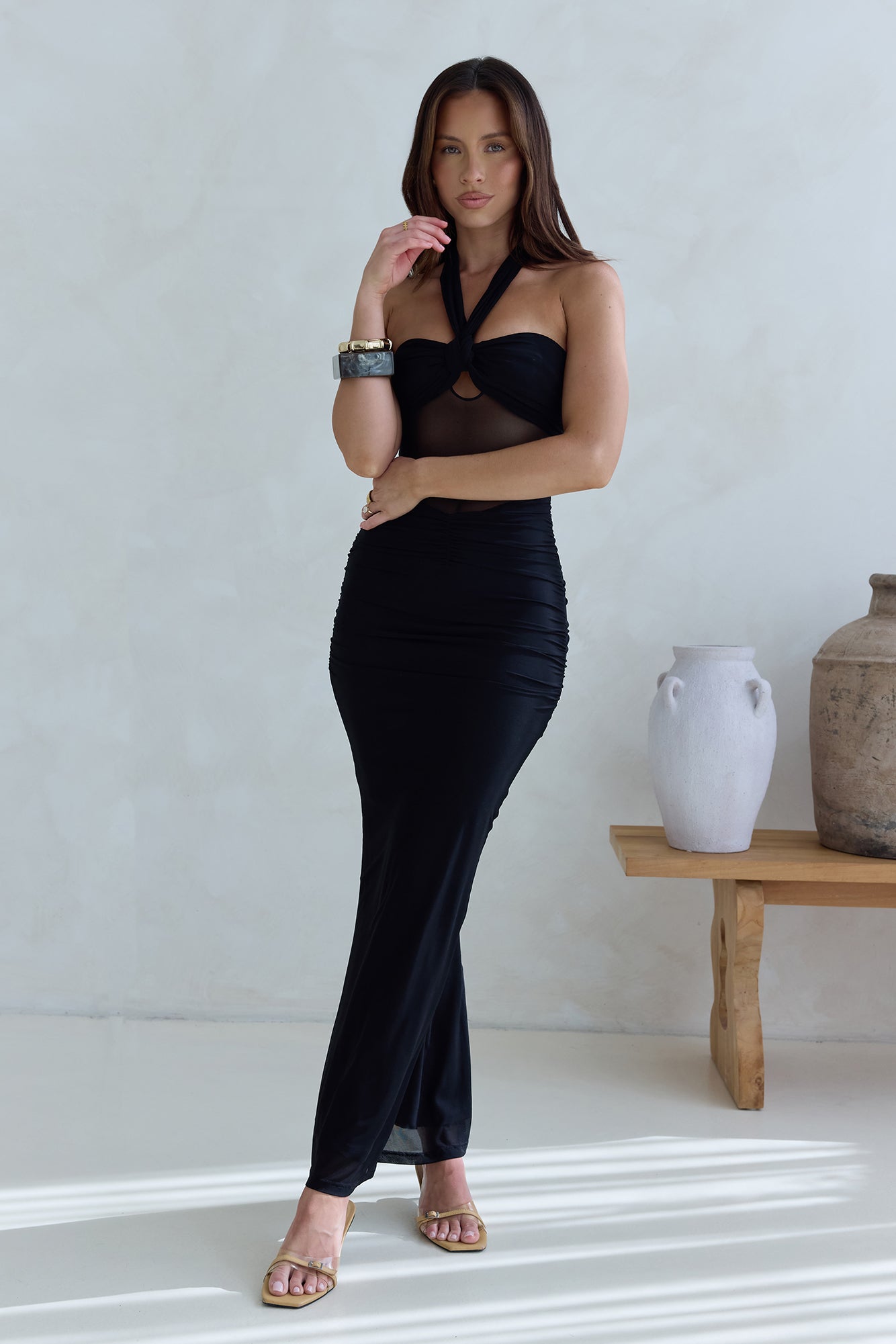 Midnight Muse Maxi Dress Black-Seaa Fashion