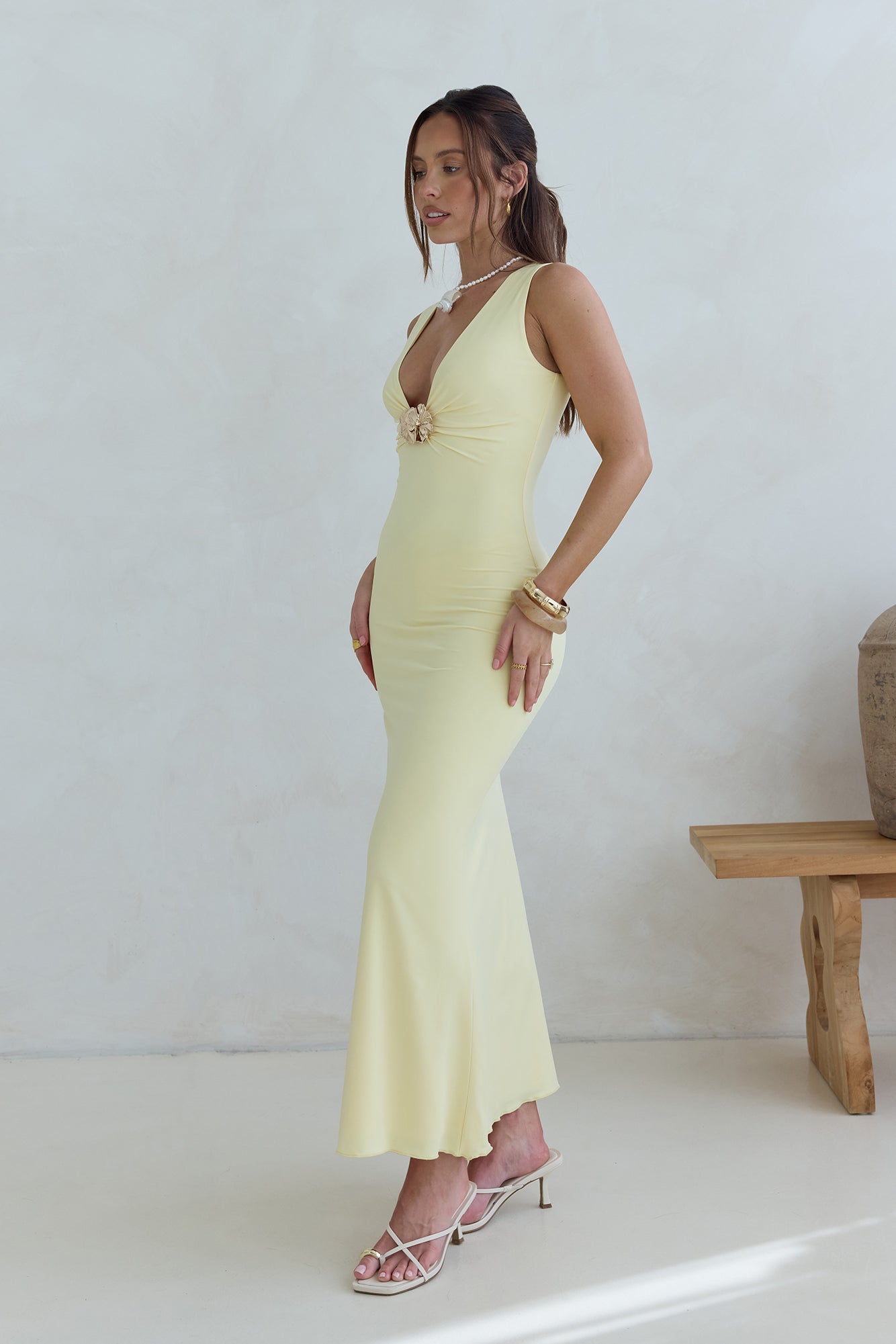 Coastal Caprice Maxi Dress Yellow-Seaa Fashion