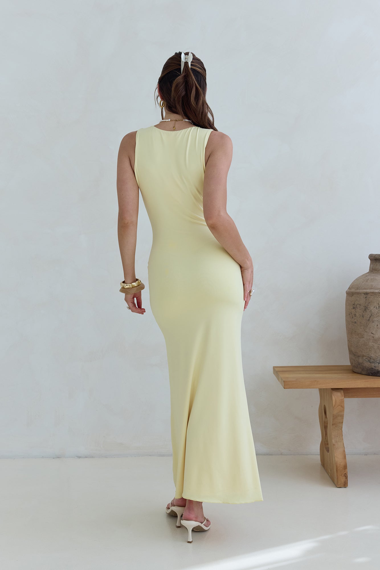 Coastal Caprice Maxi Dress Yellow-Seaa Fashion