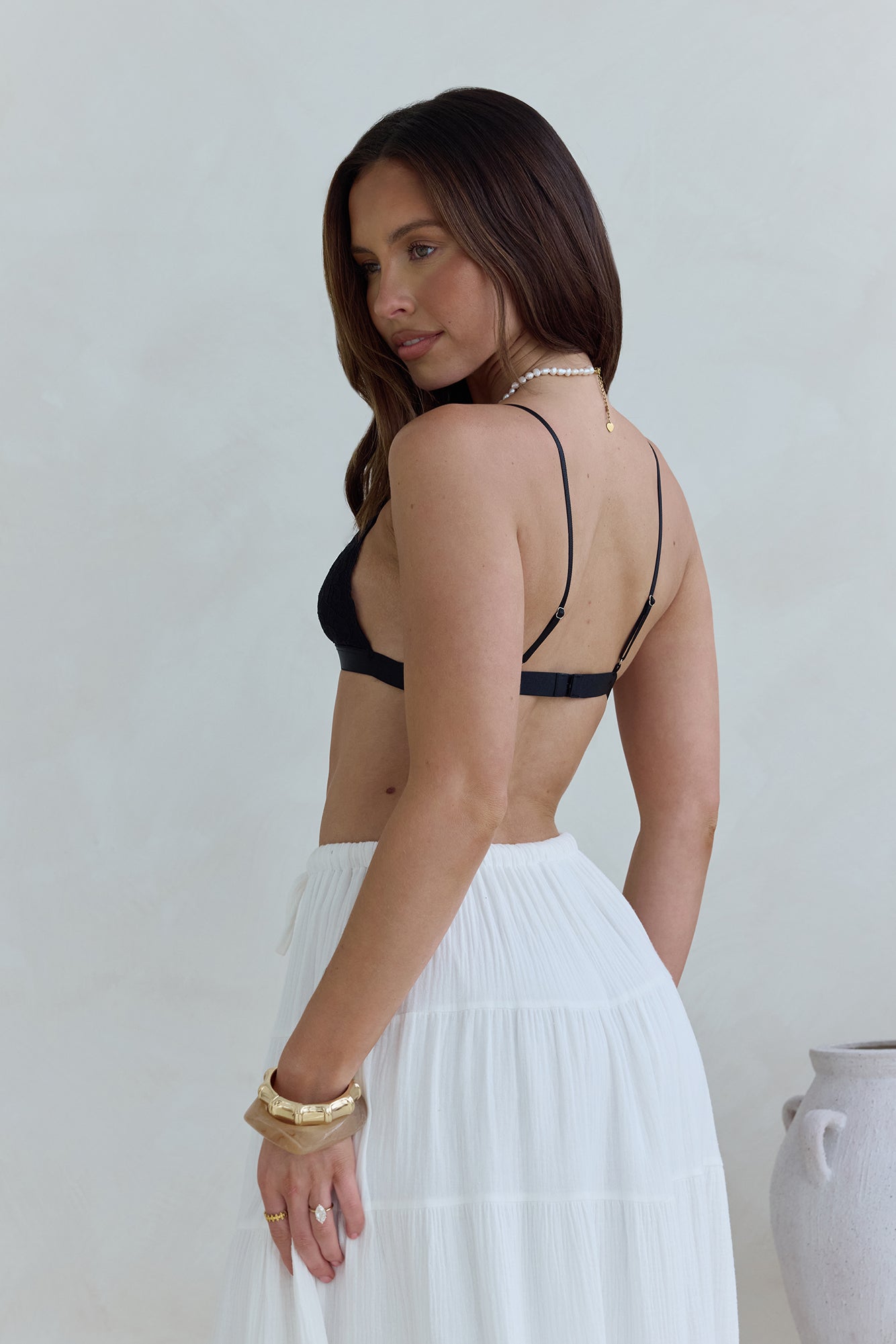 Luvella Lace Bralette Black-Seaa Fashion