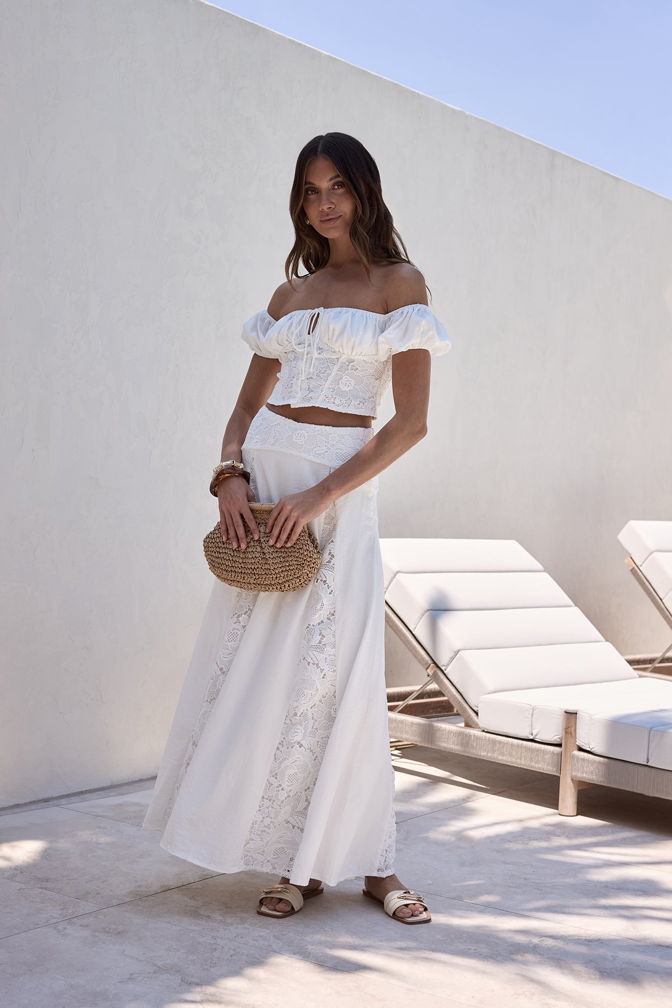 Sandy Shoreline Set White-Seaa Fashion