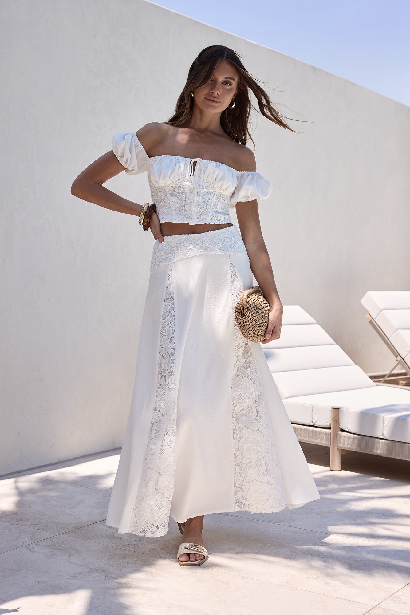 Sandy Shoreline Set White-Seaa Fashion