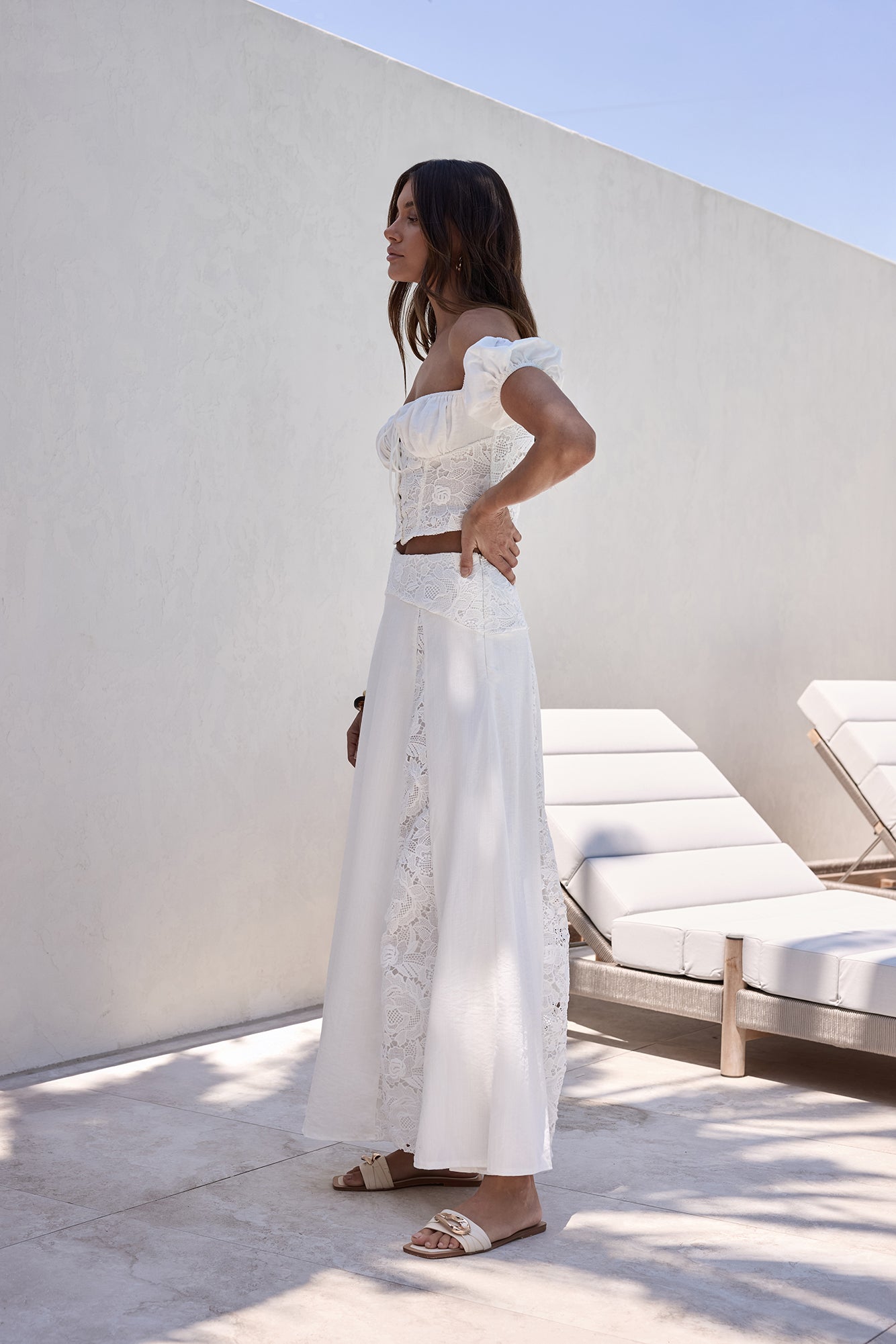 Sandy Shoreline Set White-Seaa Fashion