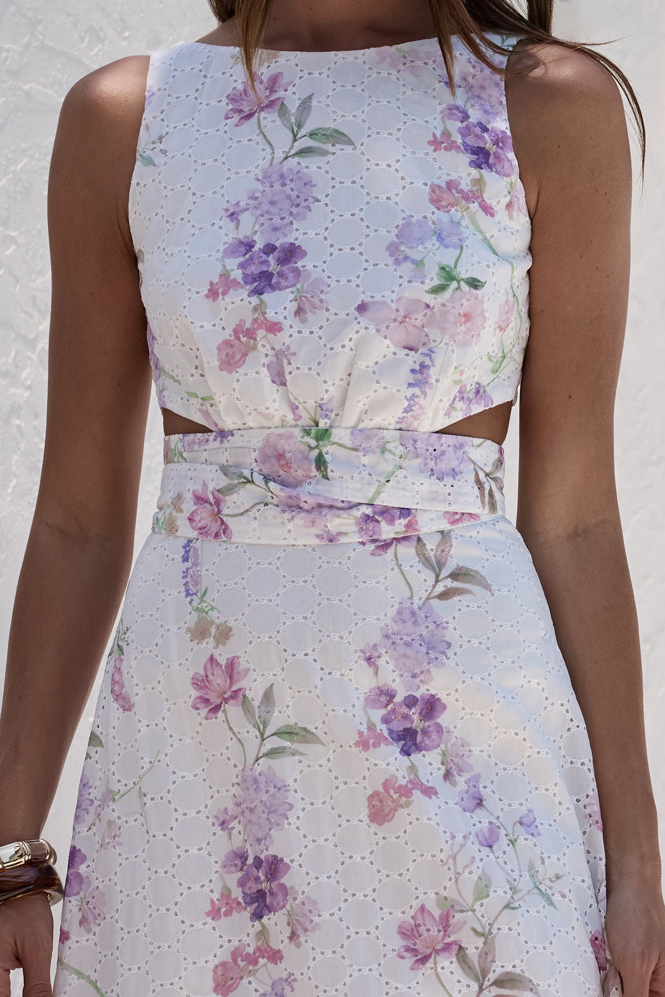 Blooming Lily Maxi Dress White-Seaa Fashion