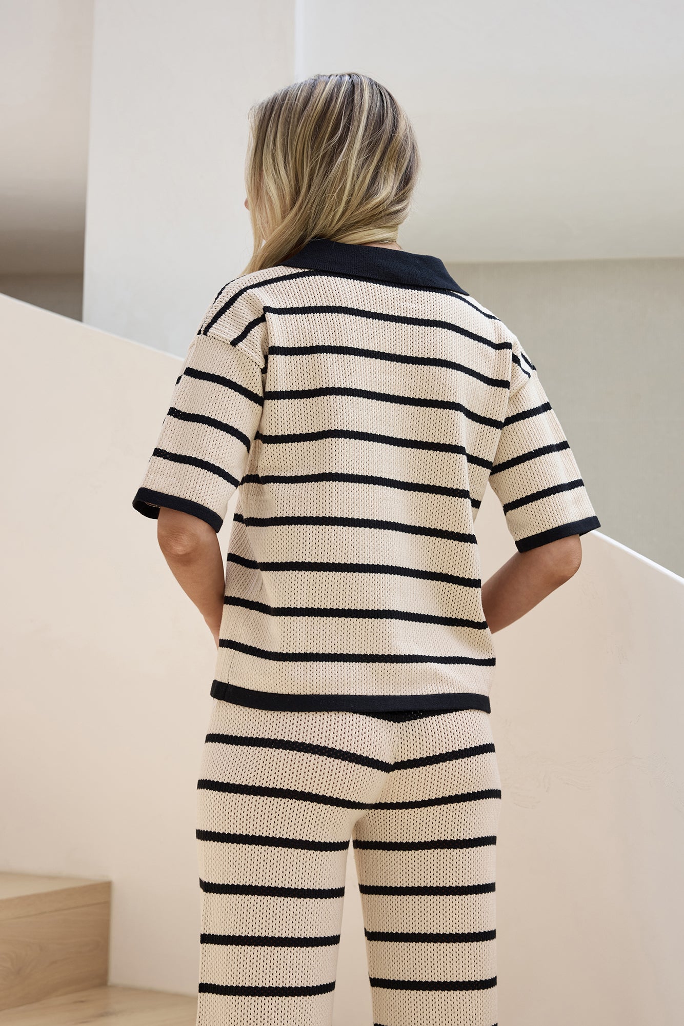 Lounging And Loving Knit Top Beige-Seaa Fashion