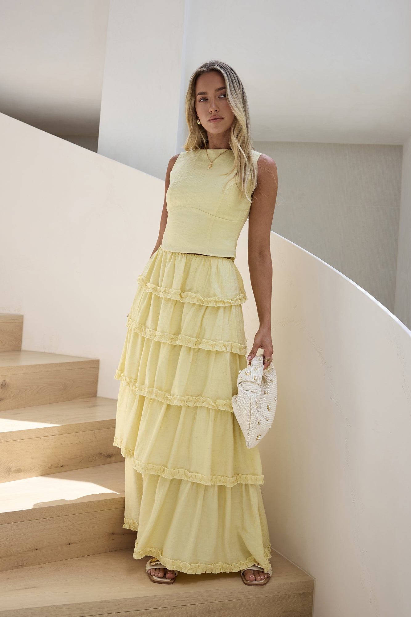 Sundown Glow Set Yellow-Seaa Fashion