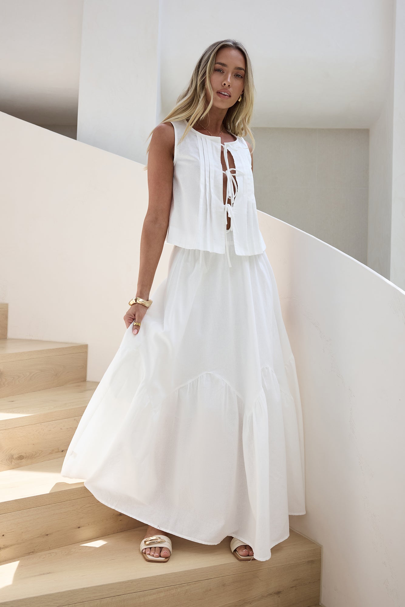 Sweet Sunkiss Set White-Seaa Fashion