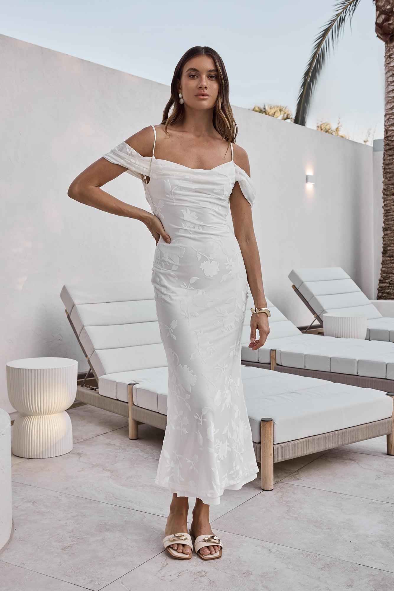 Tropical Tide Maxi Dress White-Seaa Fashion