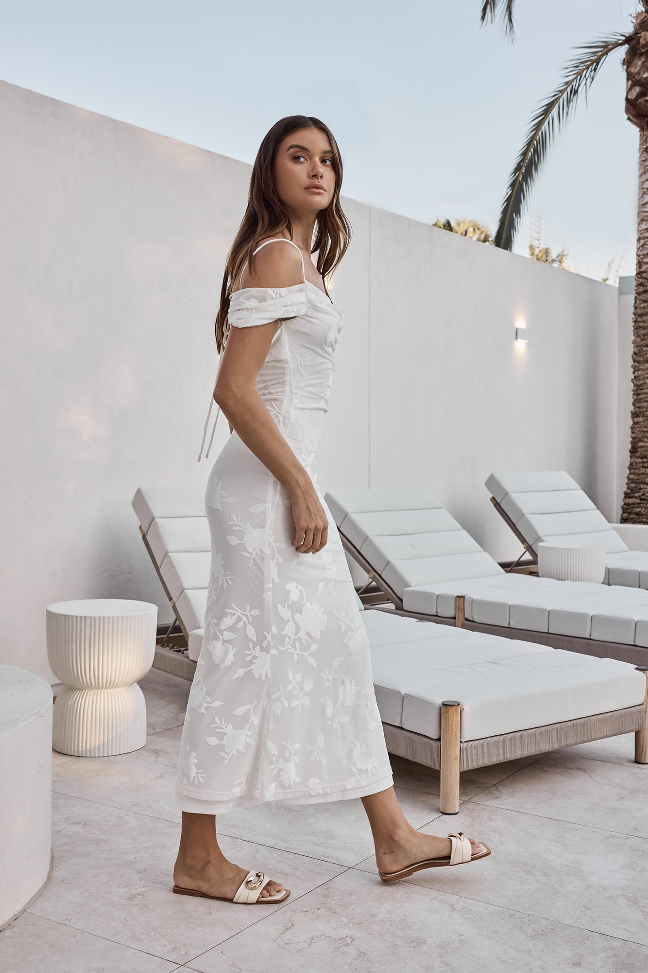 Tropical Tide Maxi Dress White-Seaa Fashion