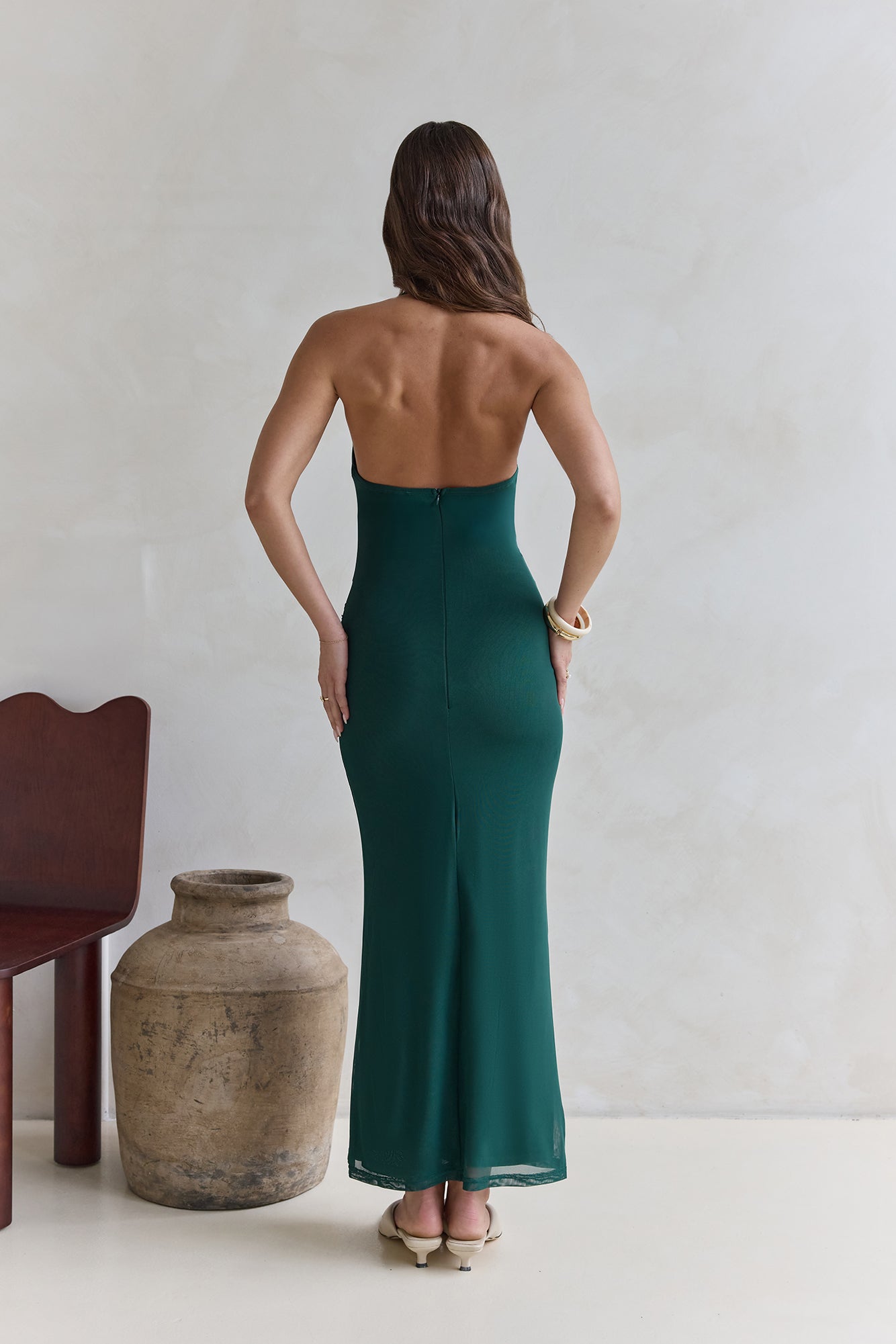 Step To Tune Maxi Dress Teal-Seaa Fashion