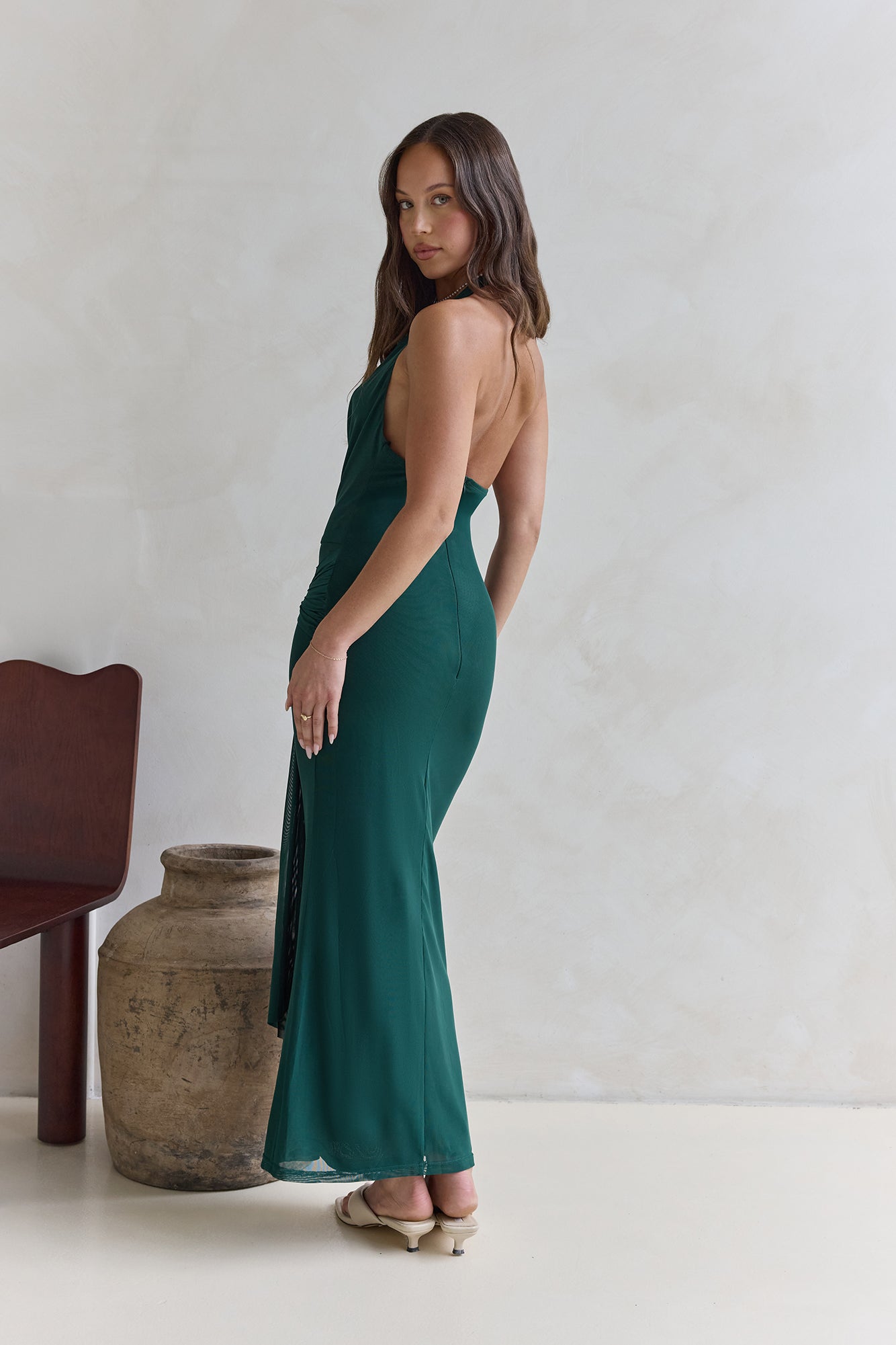 Step To Tune Maxi Dress Teal-Seaa Fashion