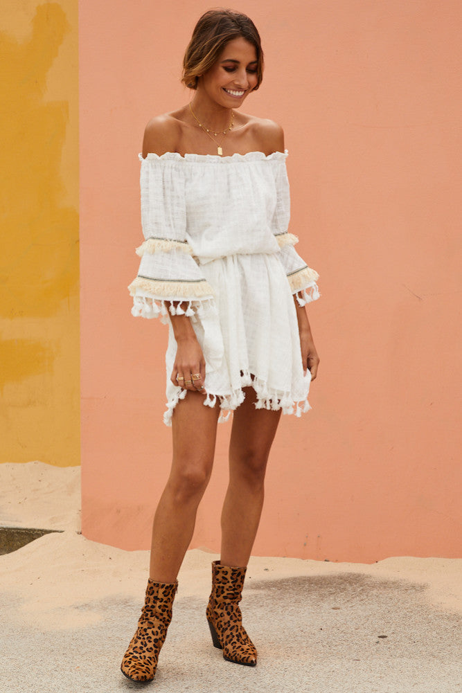 Awake My Soul Dress White-Seaa Fashion