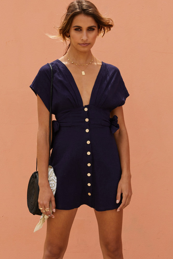 Anatolia Dress Navy-Seaa Fashion