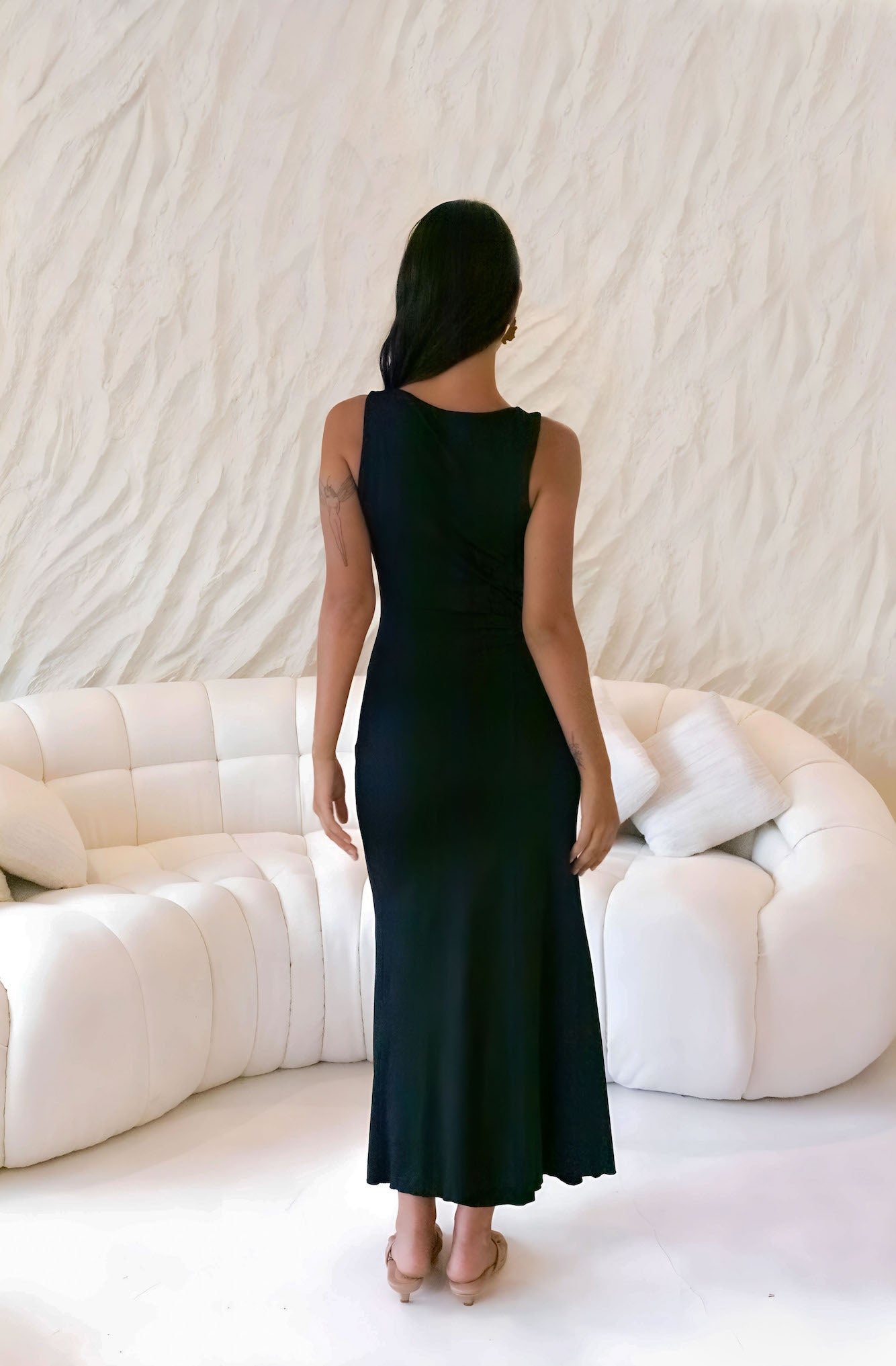 Coastal Caprice Maxi Dress Black-Seaa Fashion