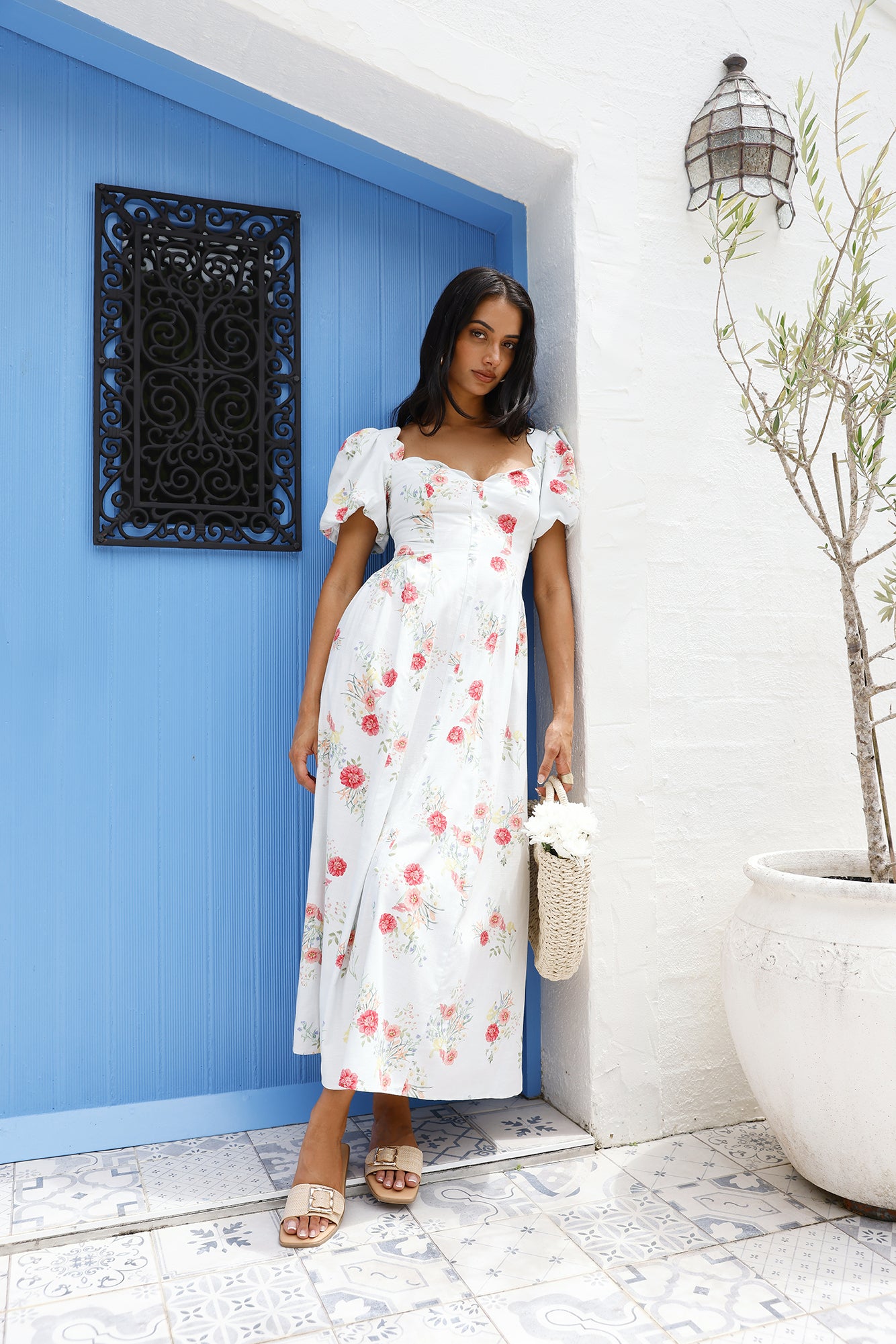 Heritage In Bloom Maxi Dress Floral-Seaa Fashion