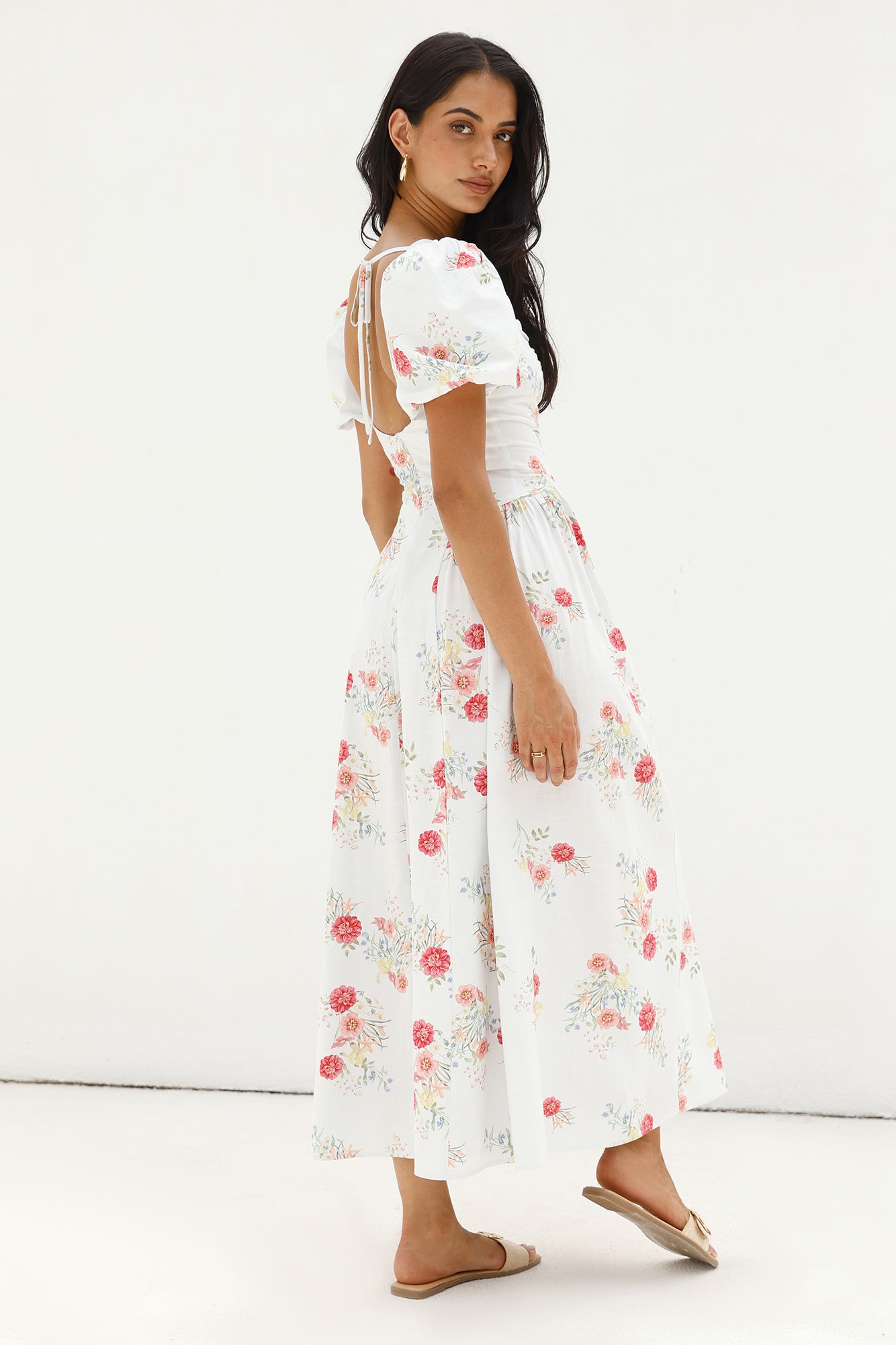 Heritage In Bloom Maxi Dress Floral-Seaa Fashion