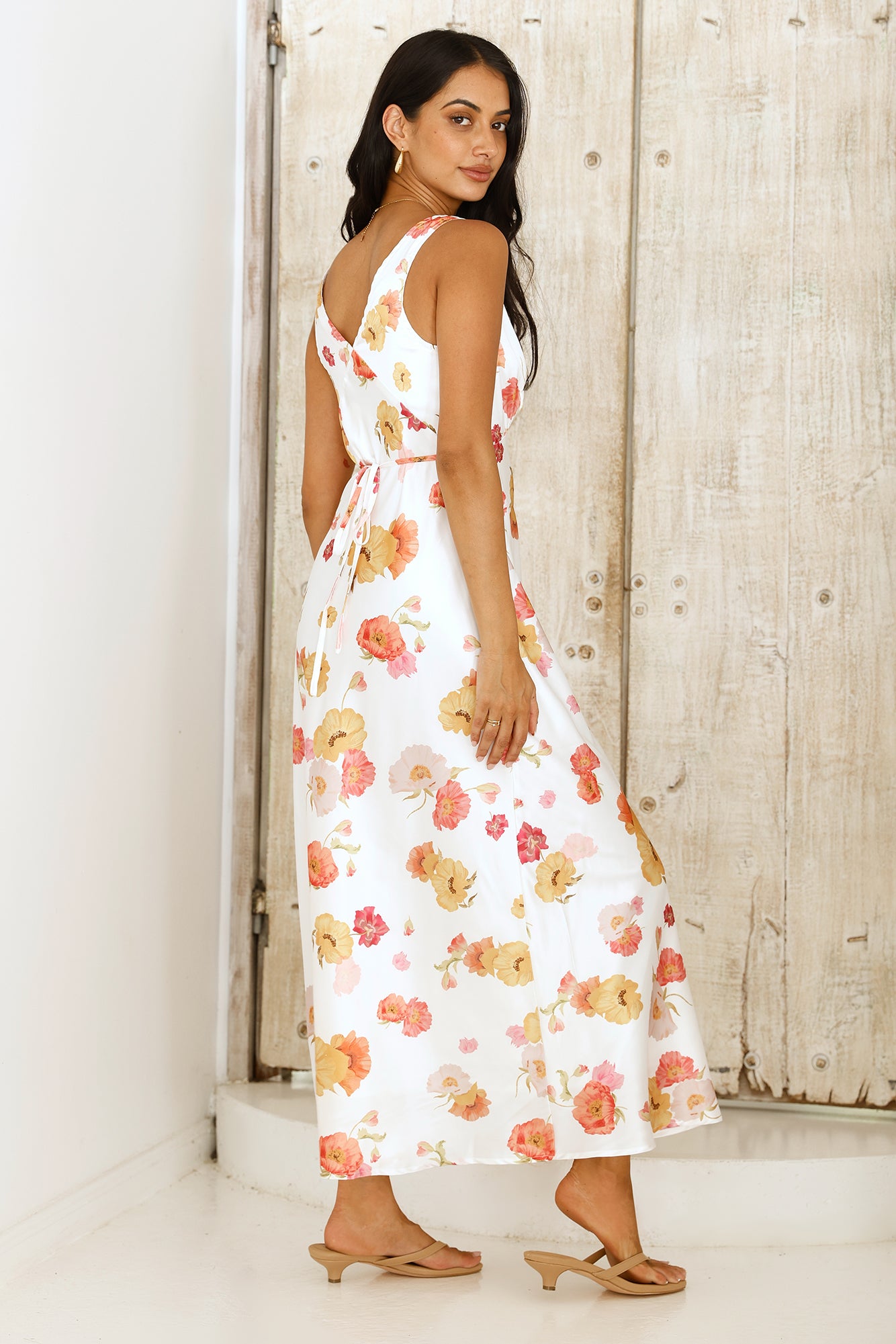 Apricot Dream Maxi Dress Floral-Seaa Fashion