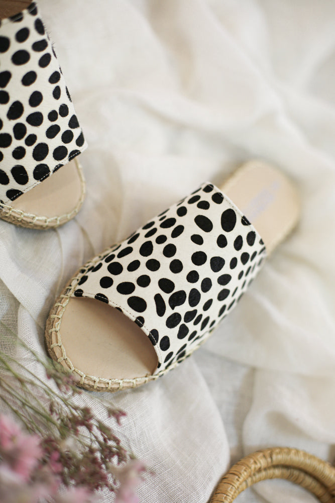 HUMAN PREMIUM Payton Ocelot Slide-Seaa Fashion